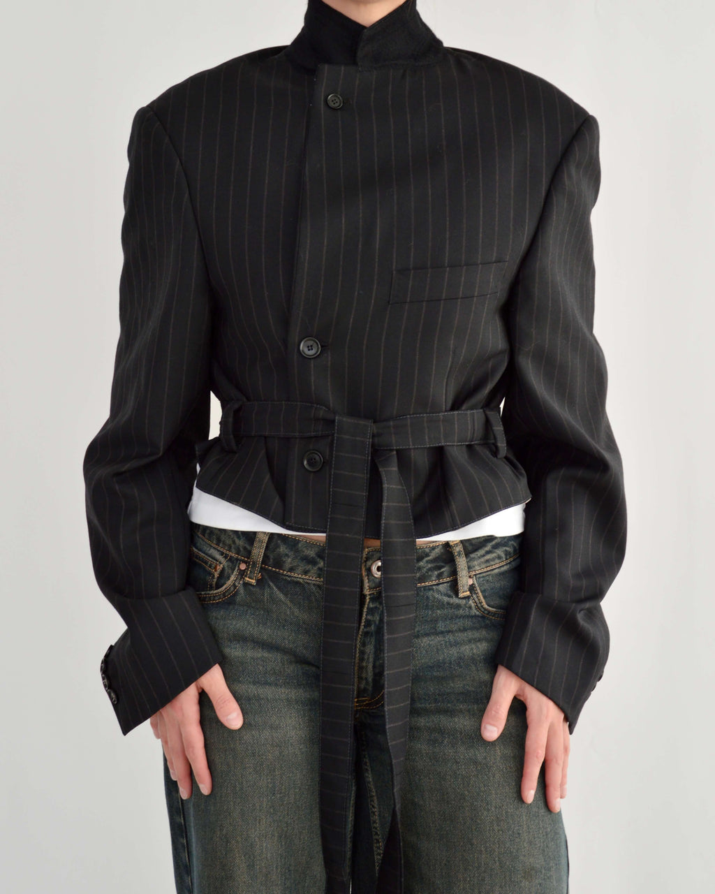 Tied-up Blazer - 90s Black (L)