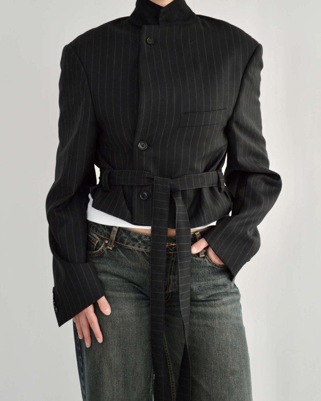Tied-up Blazer - 90s Black (L)