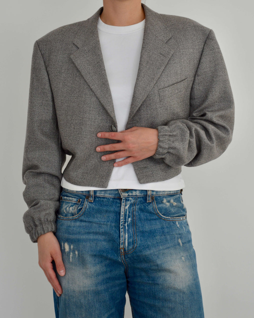 Bomber - Grey Textured (M)