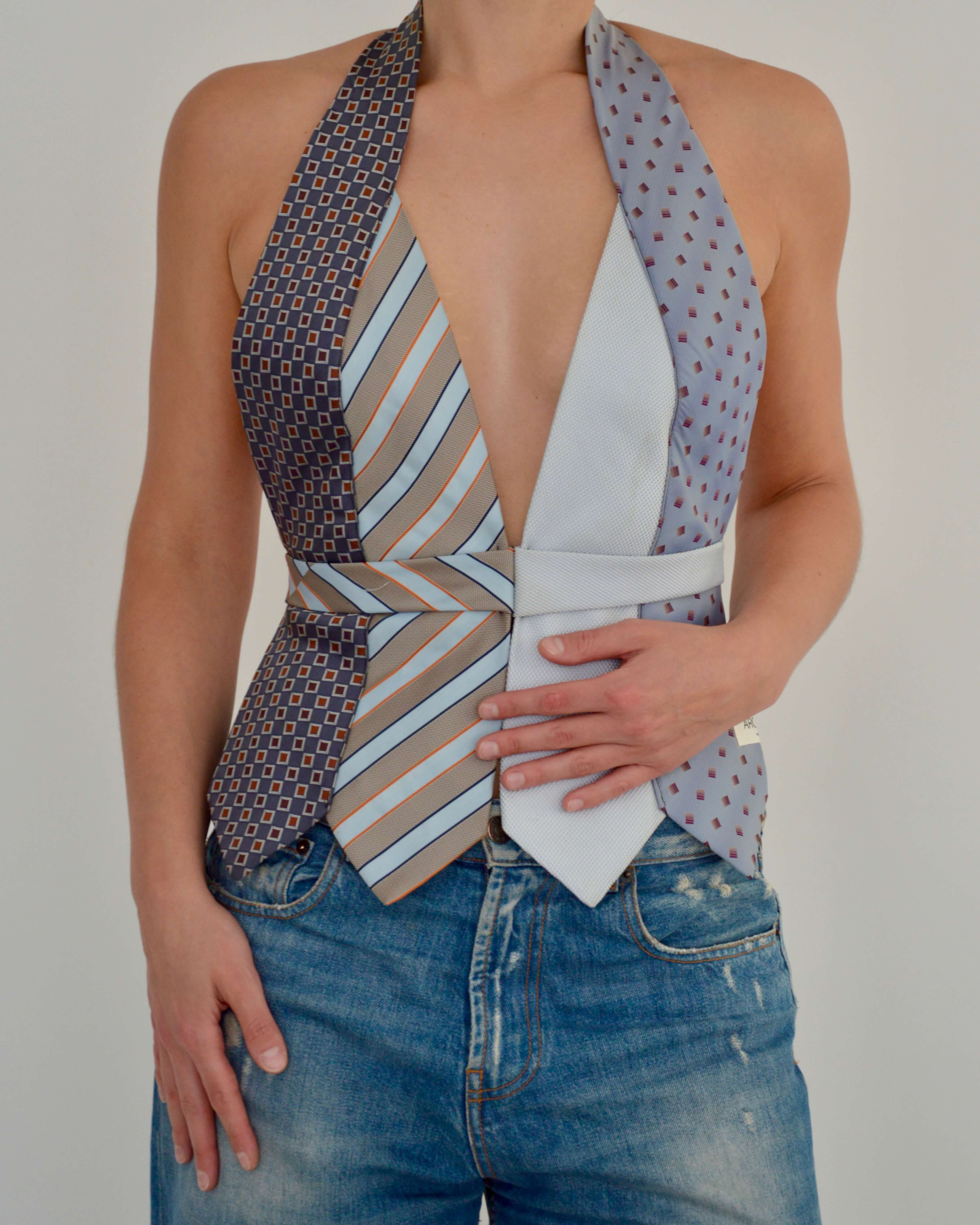 Tie Top & Flower Choker - nº 76 (M)