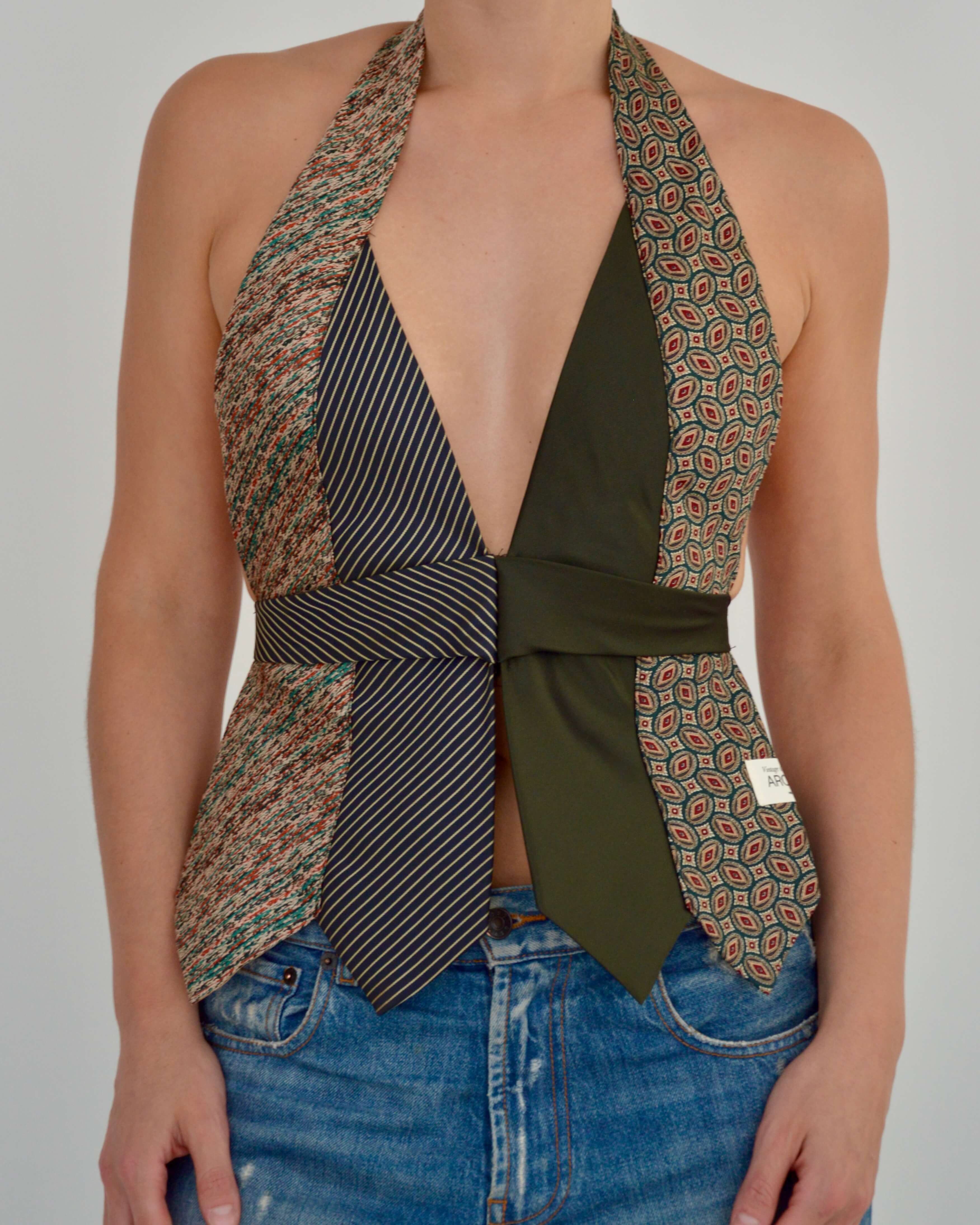 Tie Top & Flower Choker - nº 77 (M)