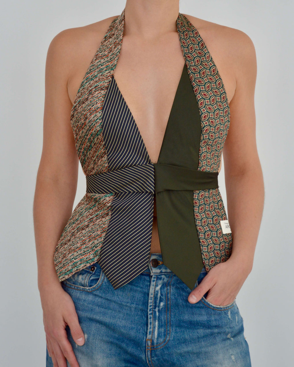 Tie Top & Flower Choker - nº 77 (M)