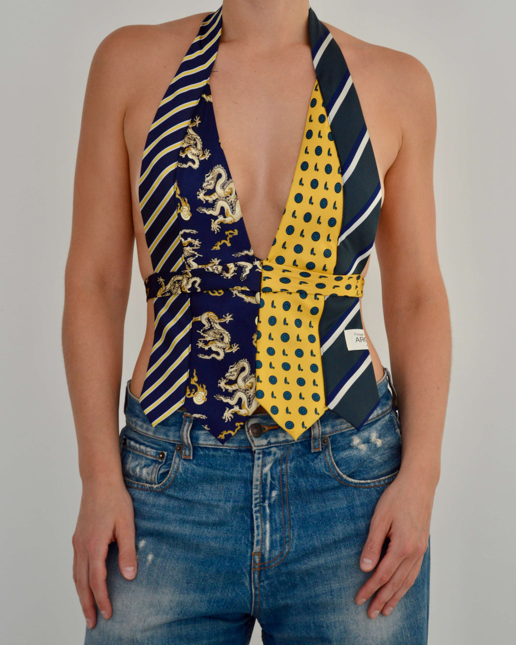 Tie Top & Flower Choker - nº 78 (XS)