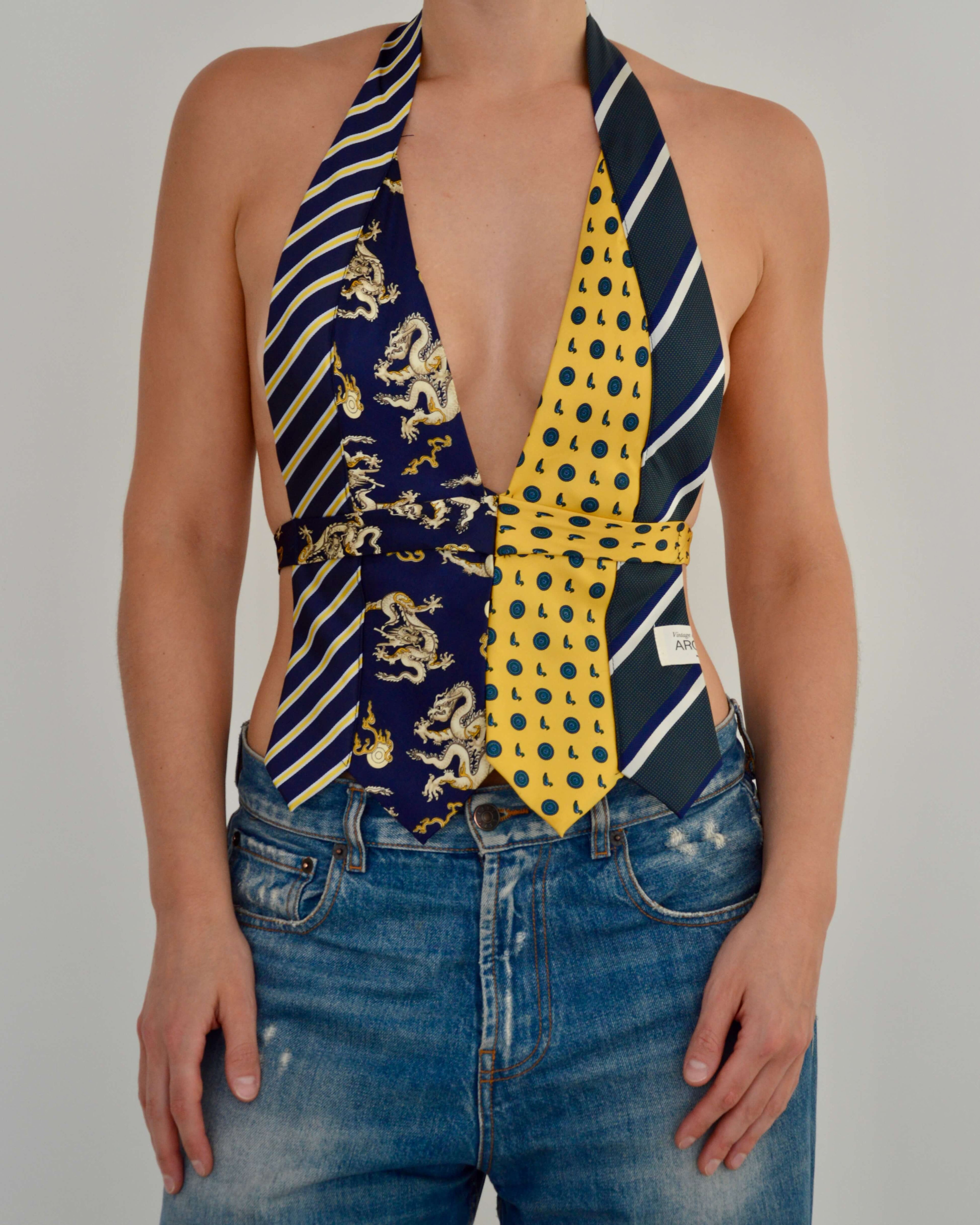 Tie Top & Flower Choker - nº 78 (XS)