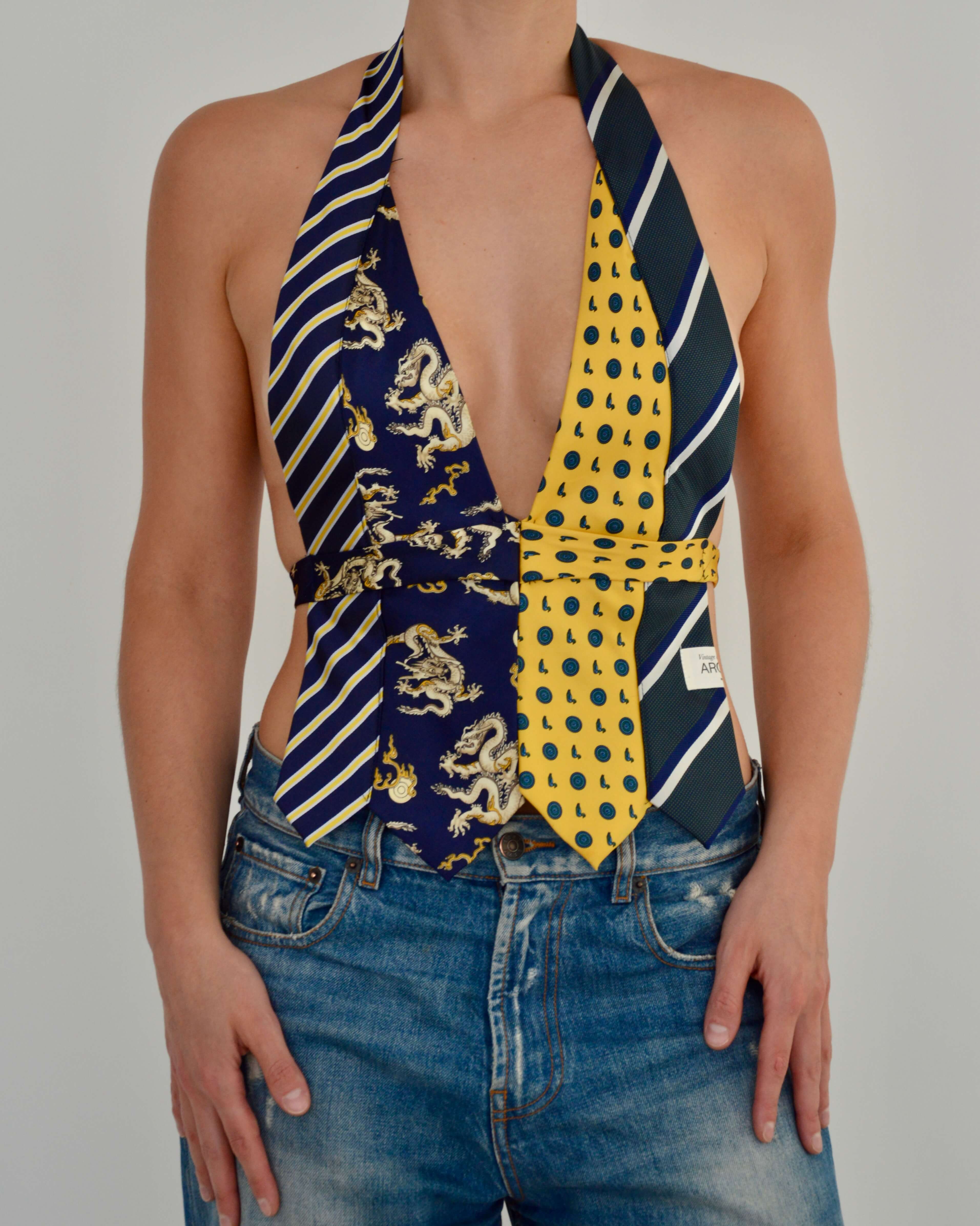 Tie Top & Flower Choker - nº 78 (XS)