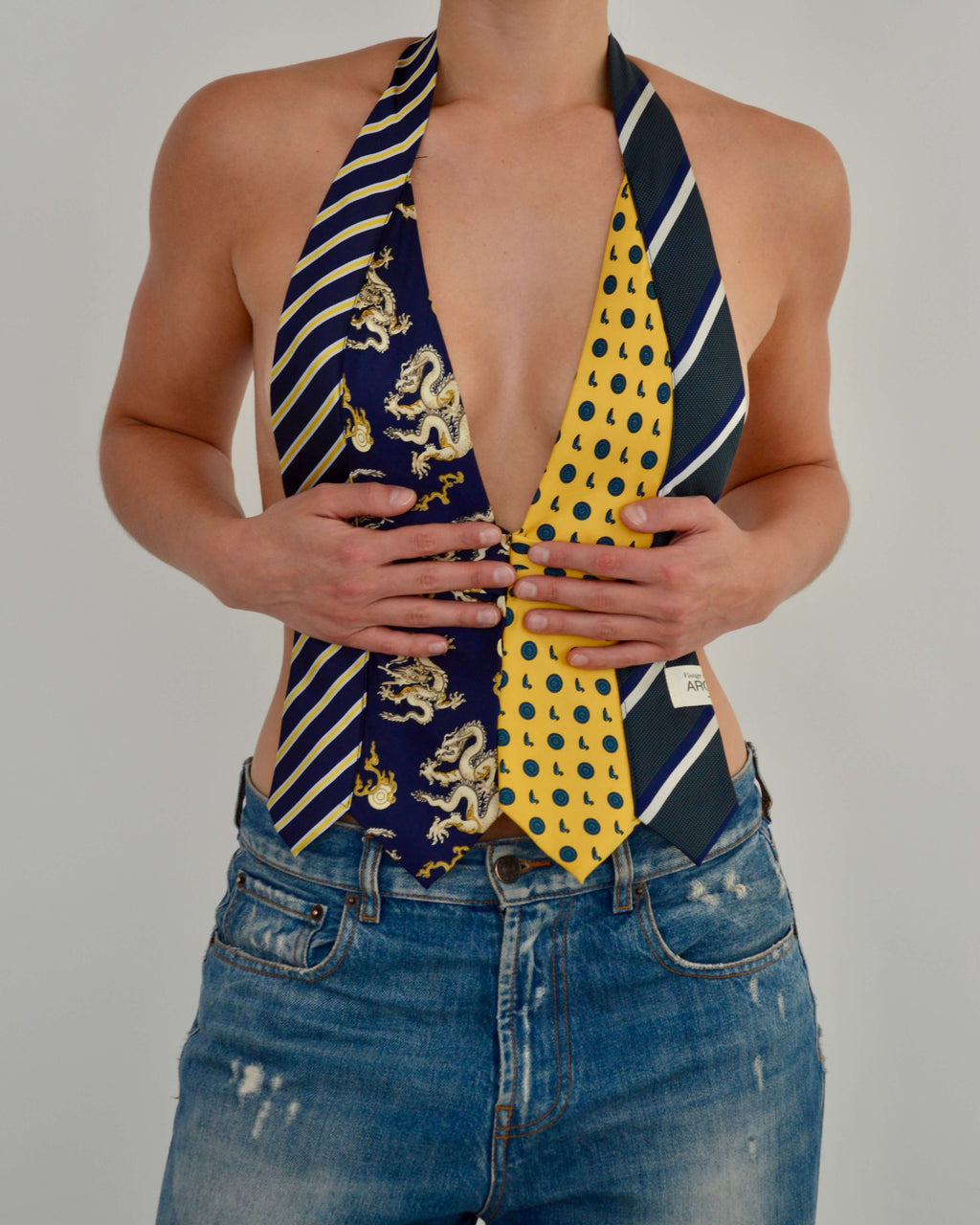 Tie Top & Flower Choker - nº 78 (XS)