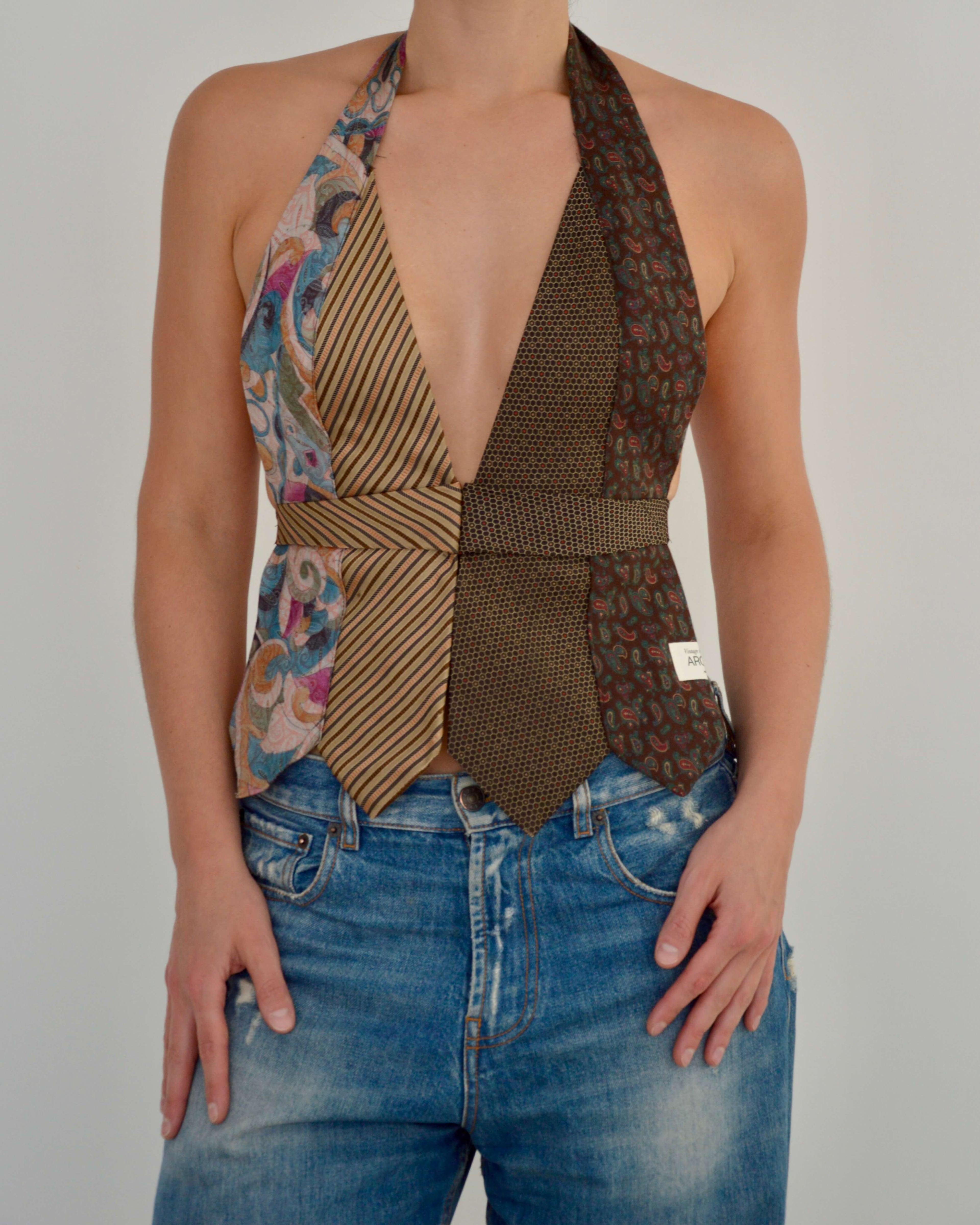 Tie Top & Flower Choker - nº 80 (M)