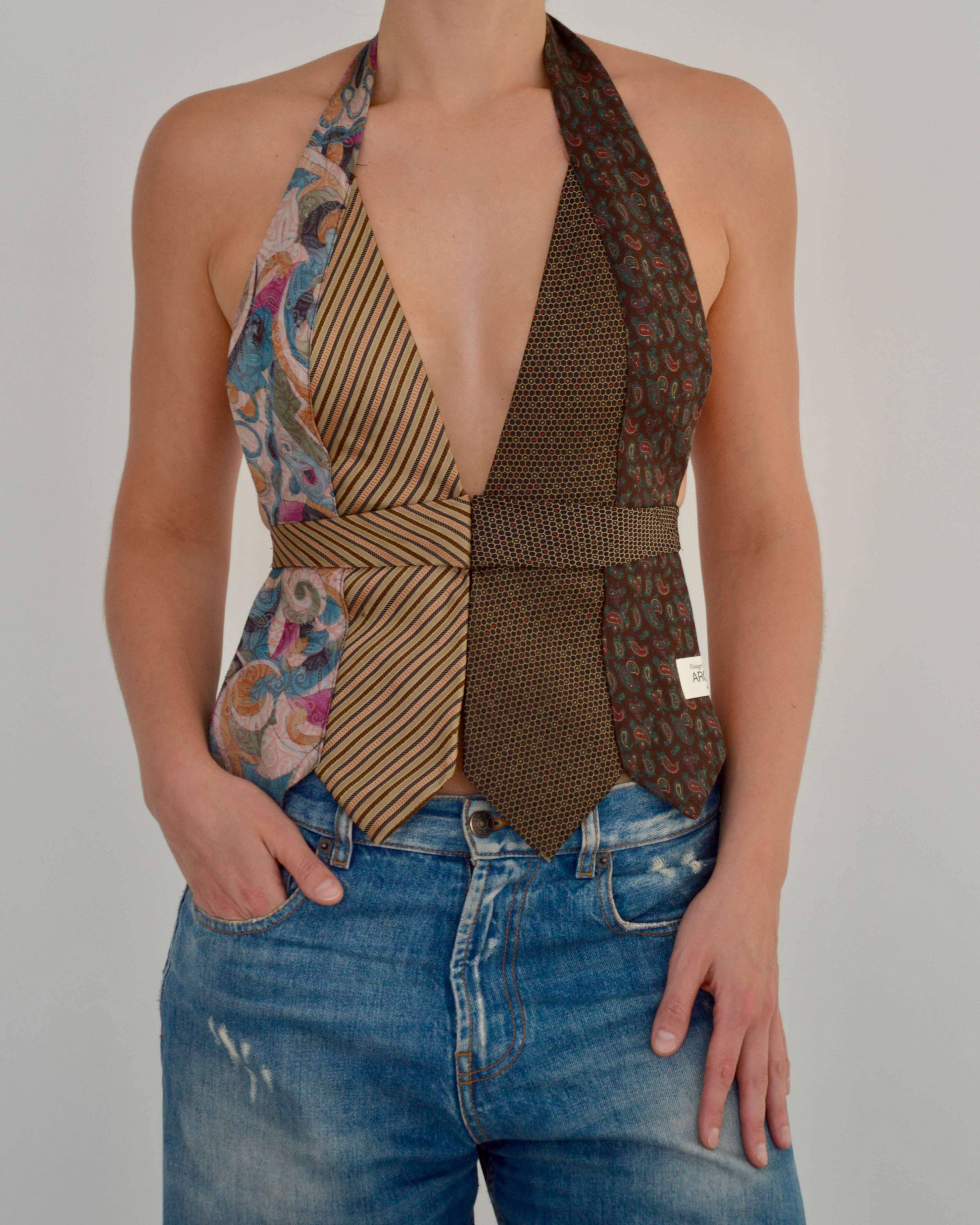 Tie Top & Flower Choker - nº 80 (M)