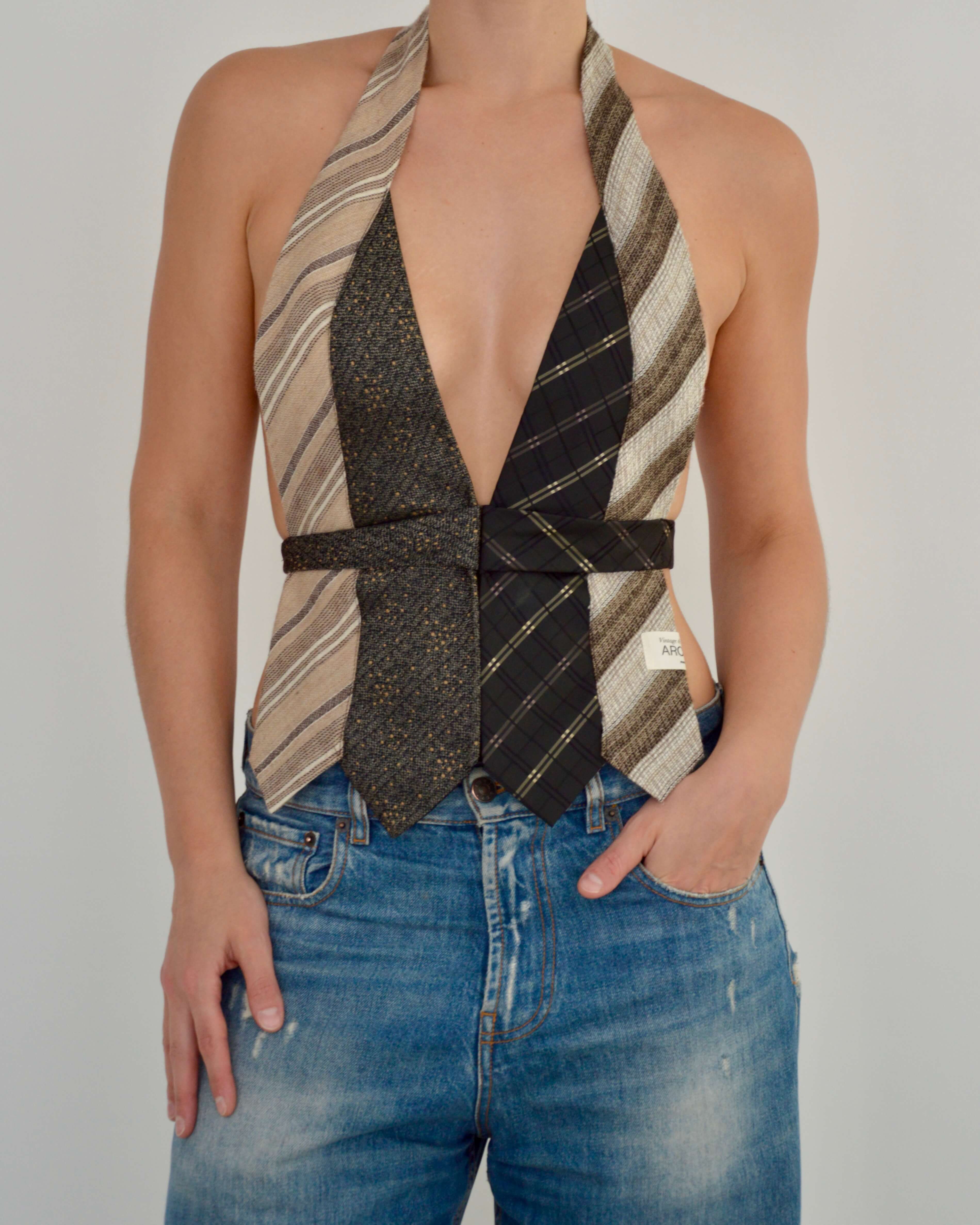 Tie Top & Flower Choker - nº 81 (XS)