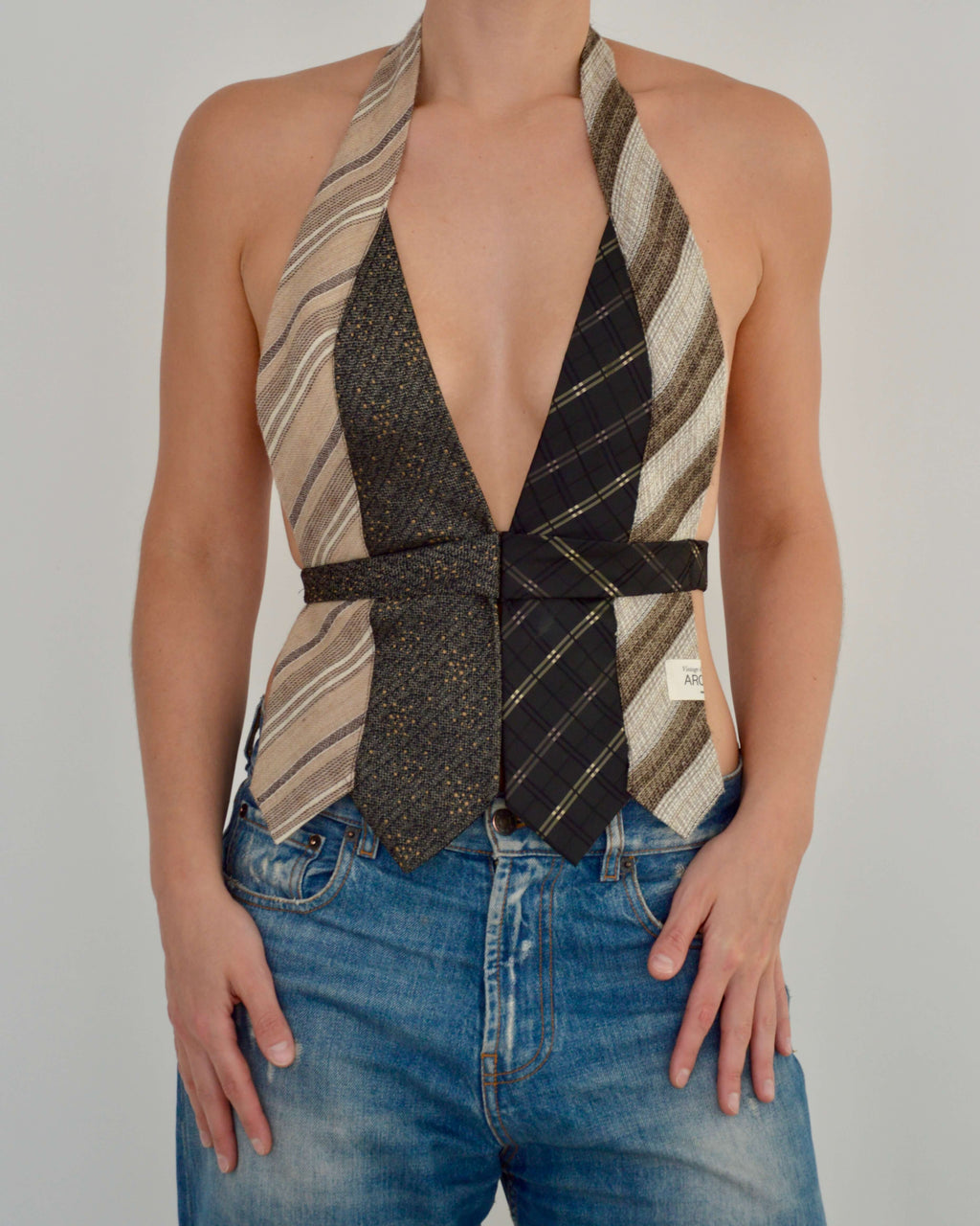 Tie Top & Flower Choker - nº 81 (XS)