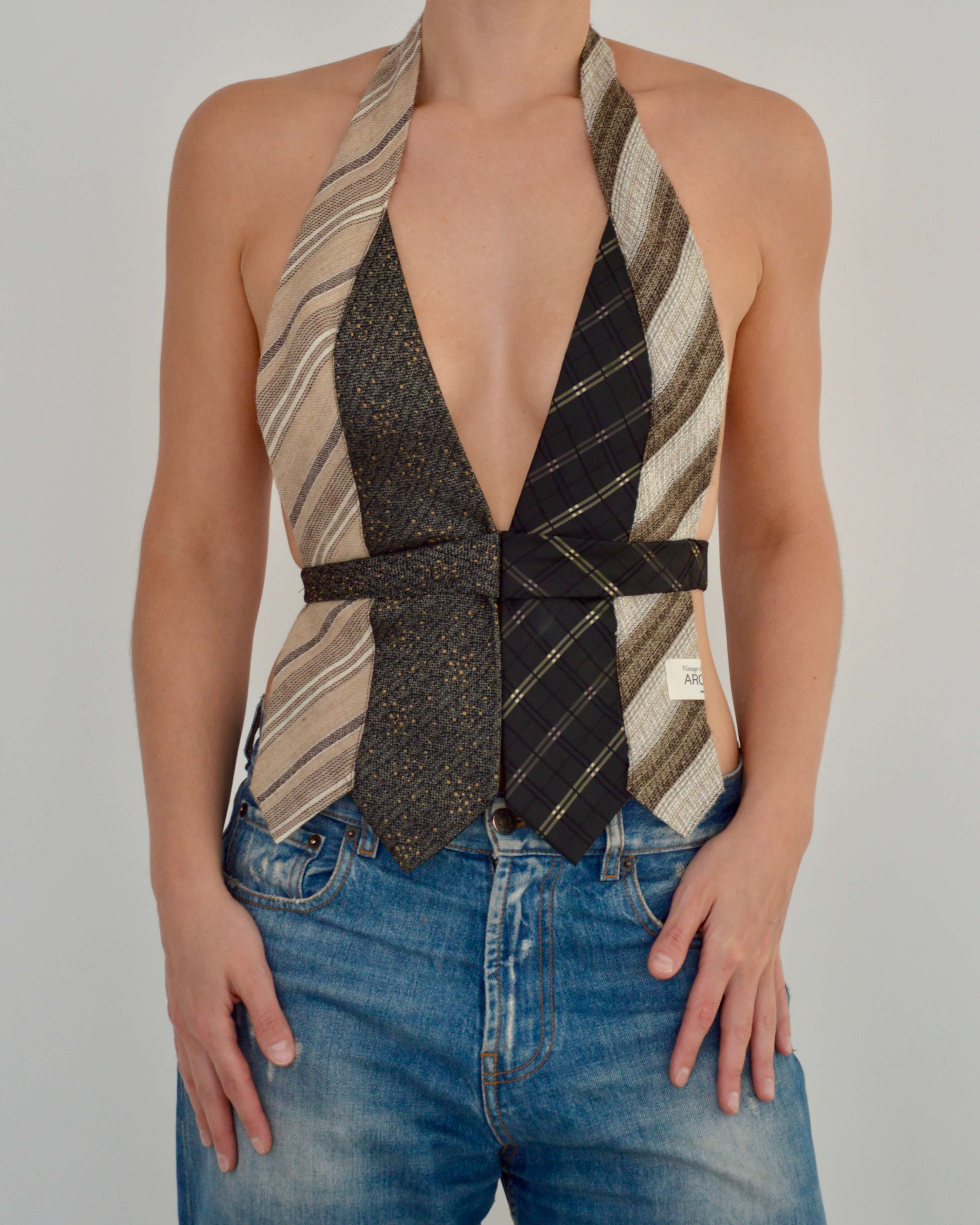 Tie Top & Flower Choker - nº 81 (XS)