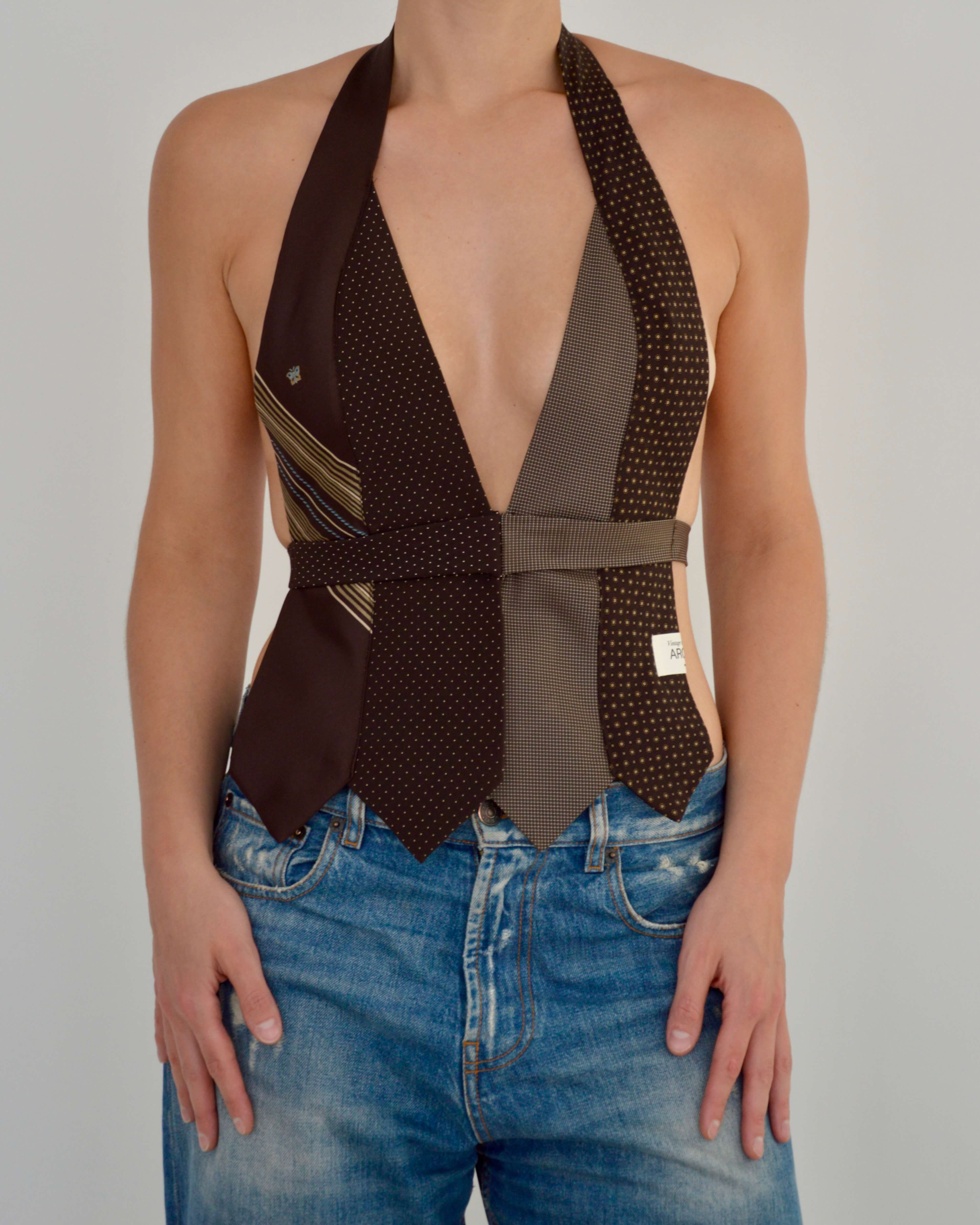 Tie Top & Flower Choker - nº 82 (S)