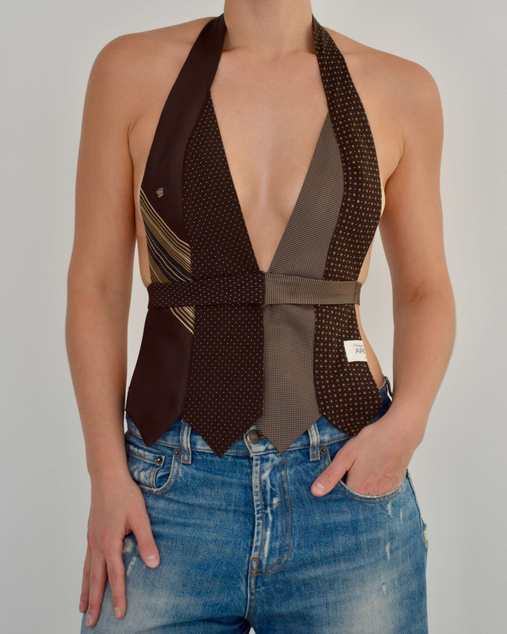 Tie Top & Flower Choker - nº 82 (S)