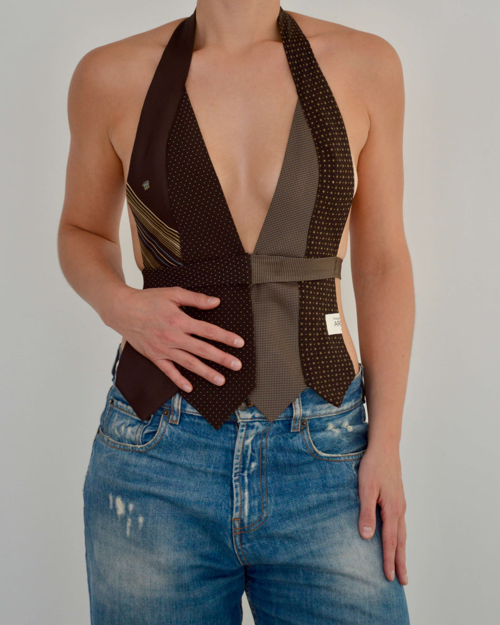 Tie Top & Flower Choker - nº 82 (S)