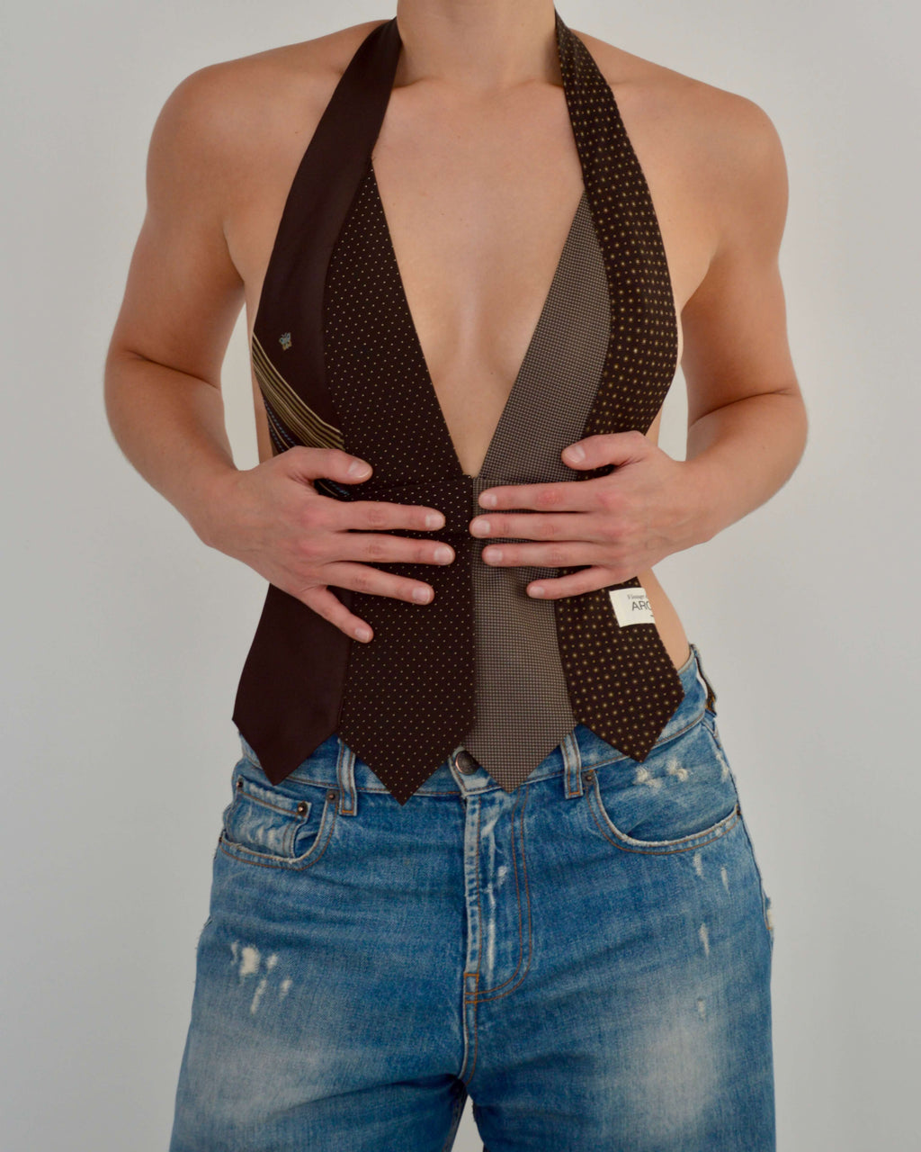 Tie Top & Flower Choker - nº 82 (S)