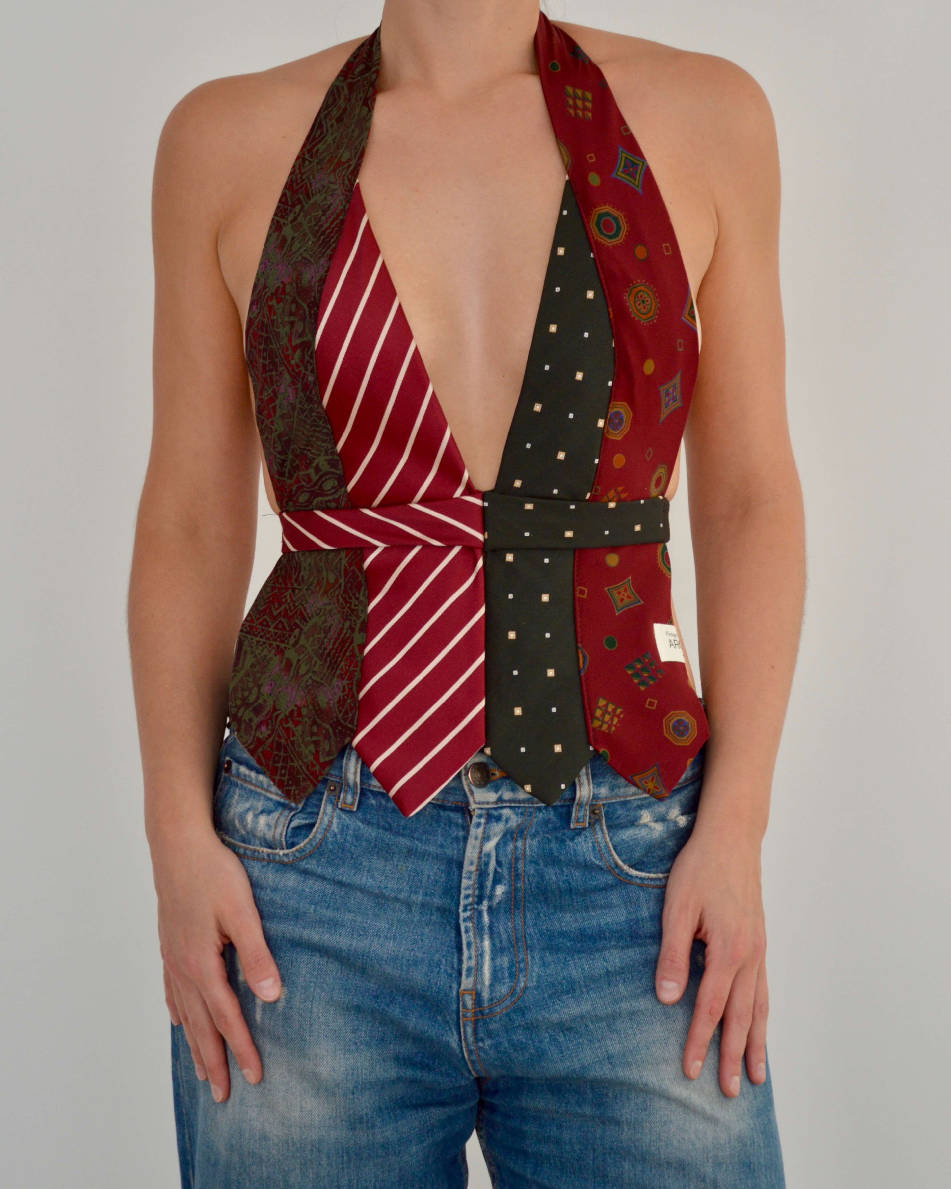 Tie Top & Flower Choker - nº 83 (S)