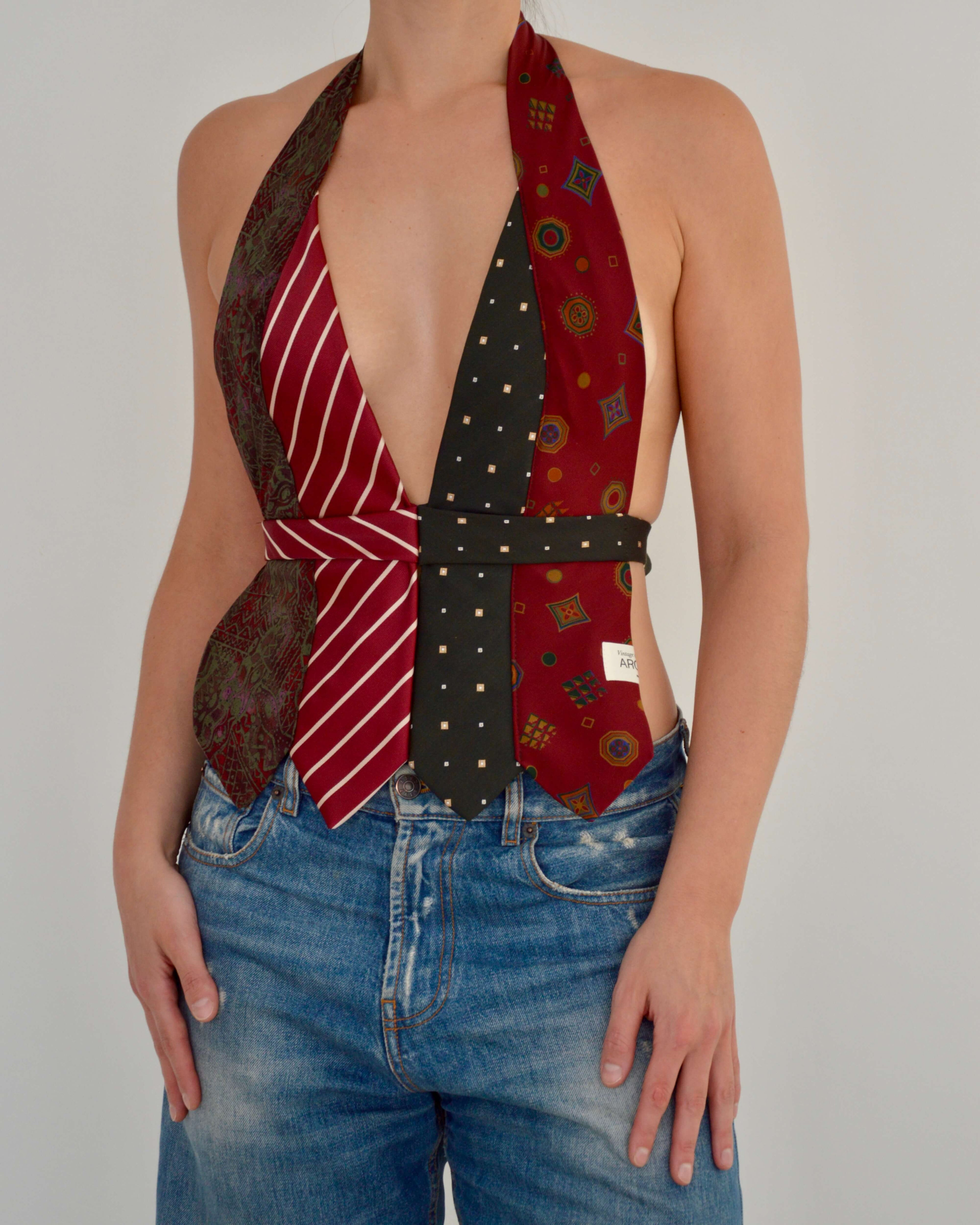 Tie Top & Flower Choker - nº 83 (S)