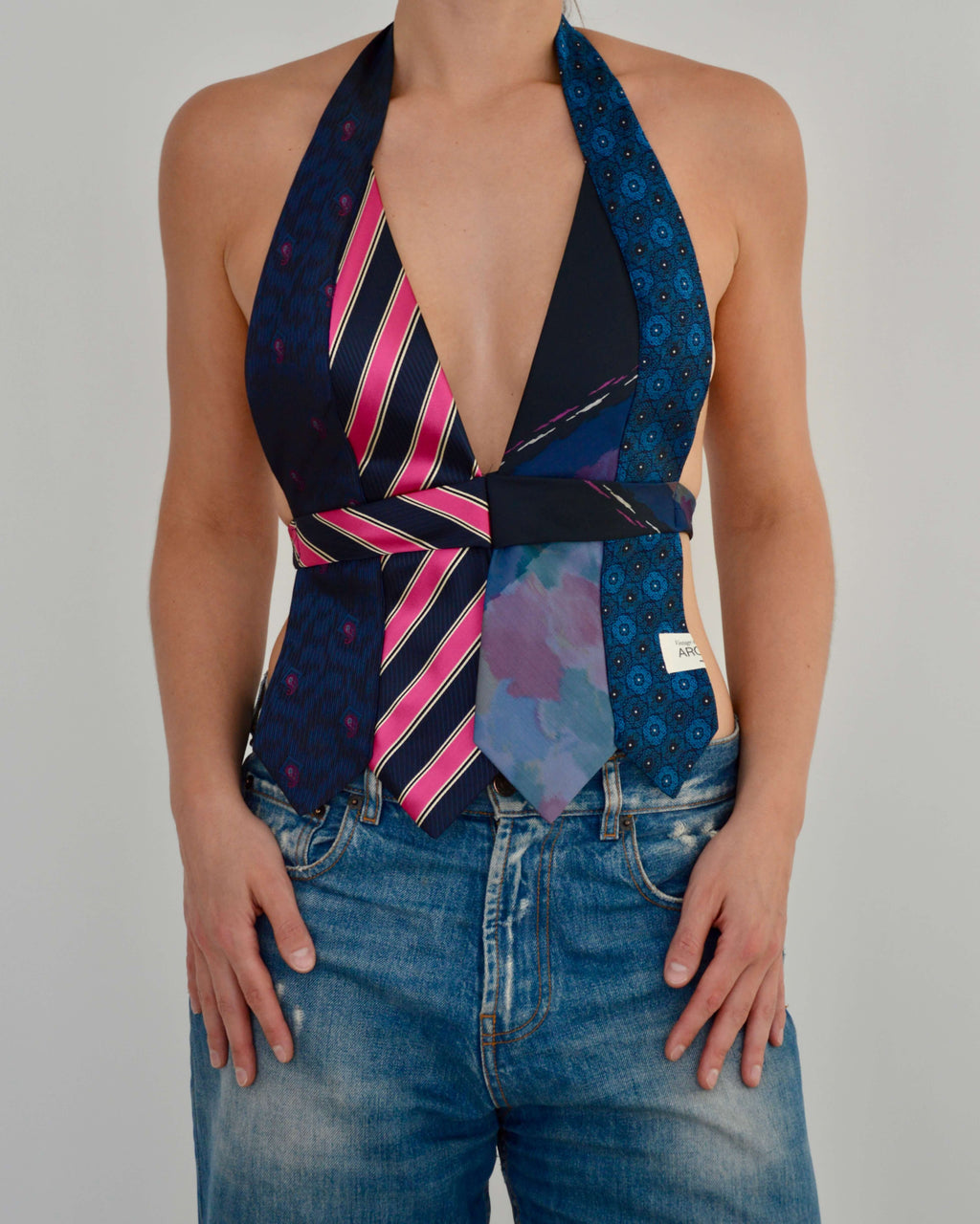 Tie Top & Flower Choker - nº 84 (S)