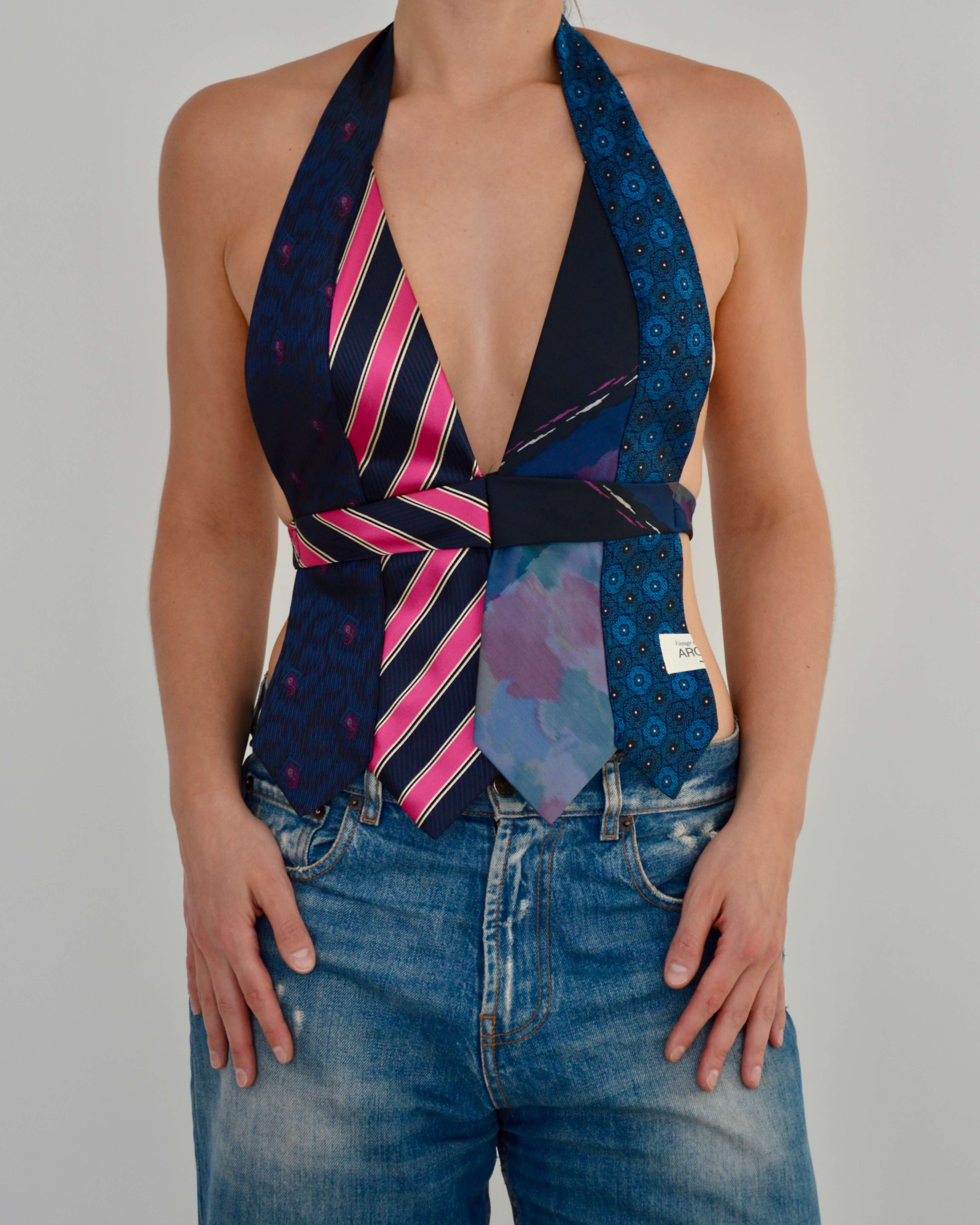 Tie Top & Flower Choker - nº 84 (S)