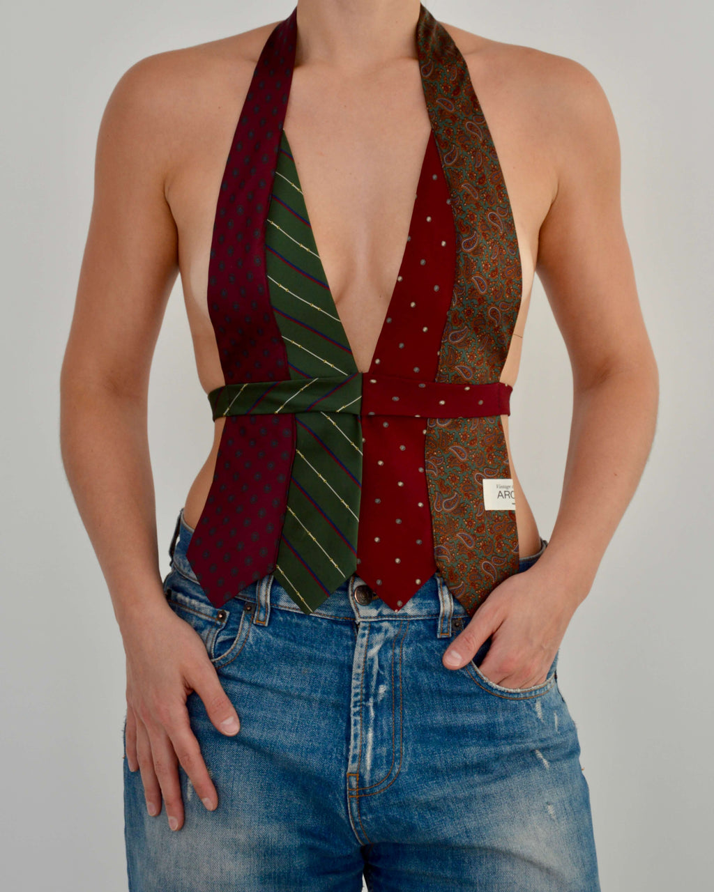 Tie Top & Flower Choker - nº 85 (XS)