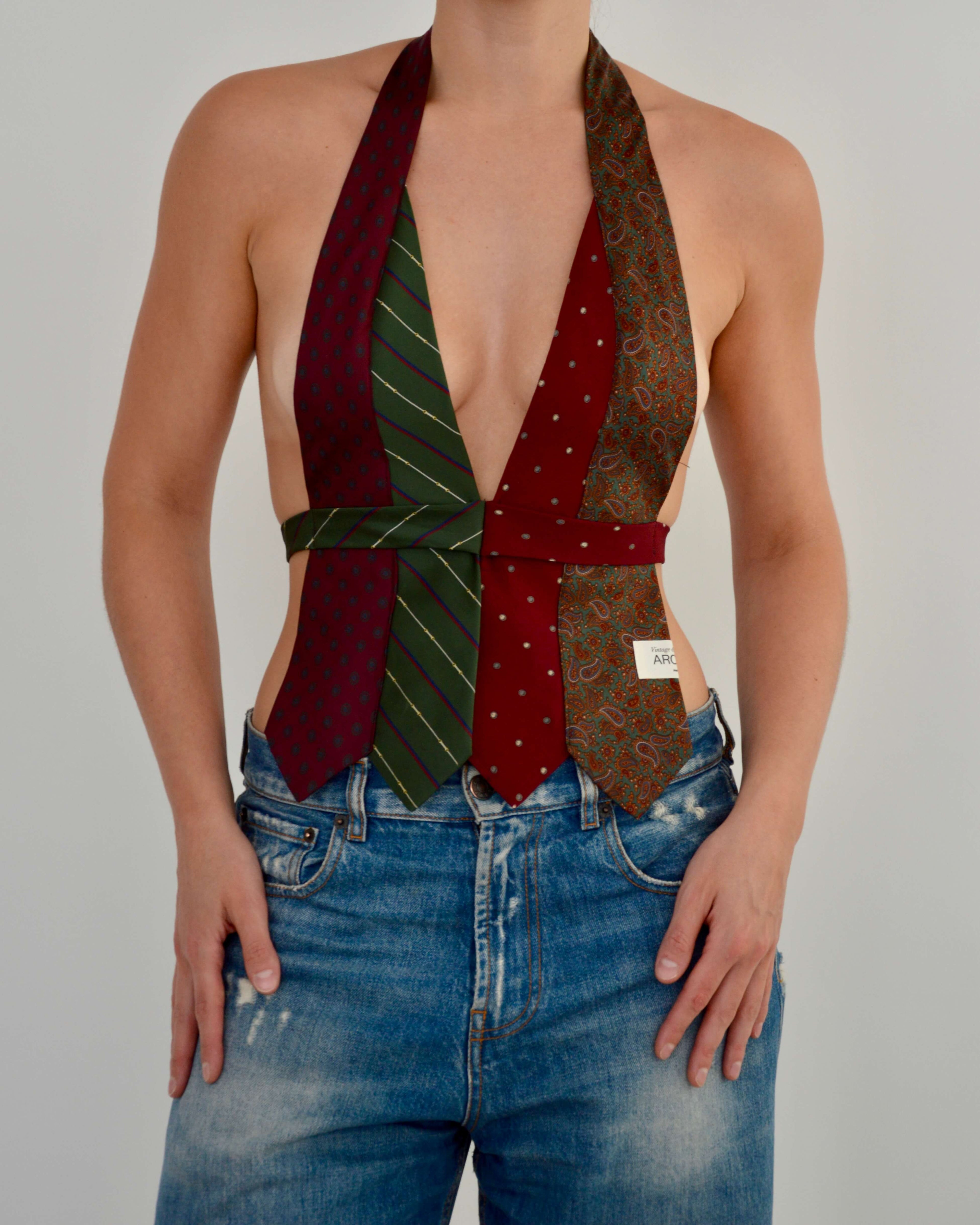 Tie Top & Flower Choker - nº 85 (XS)