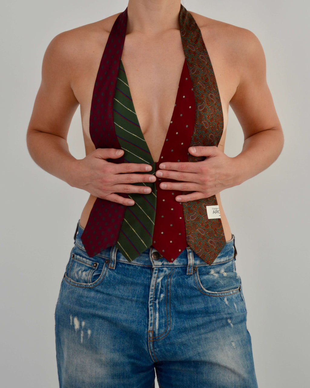 Tie Top & Flower Choker - nº 85 (XS)