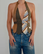 Tie Top & Flower Choker - nº 88 (S)