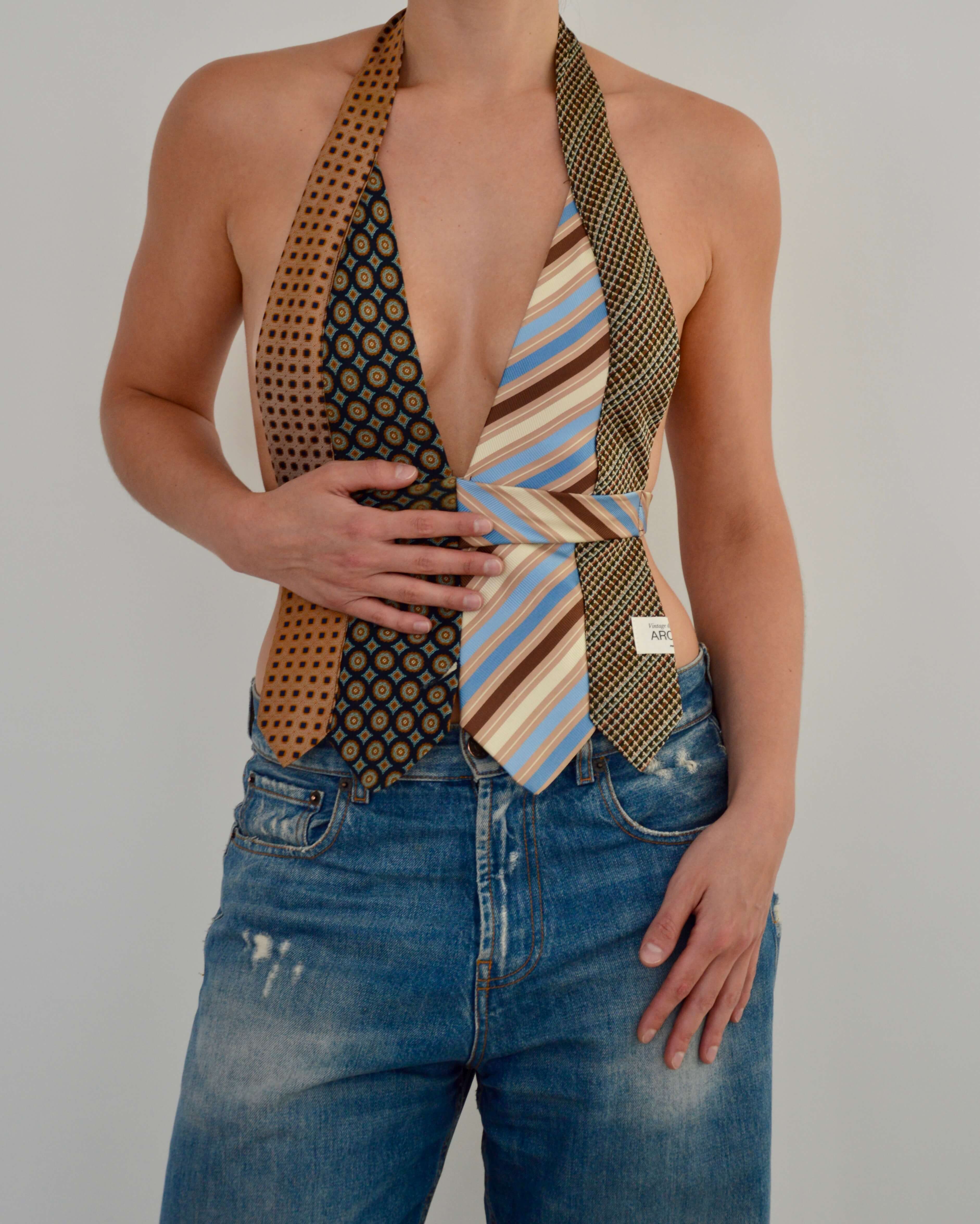 Tie Top & Flower Choker - nº 88 (S)