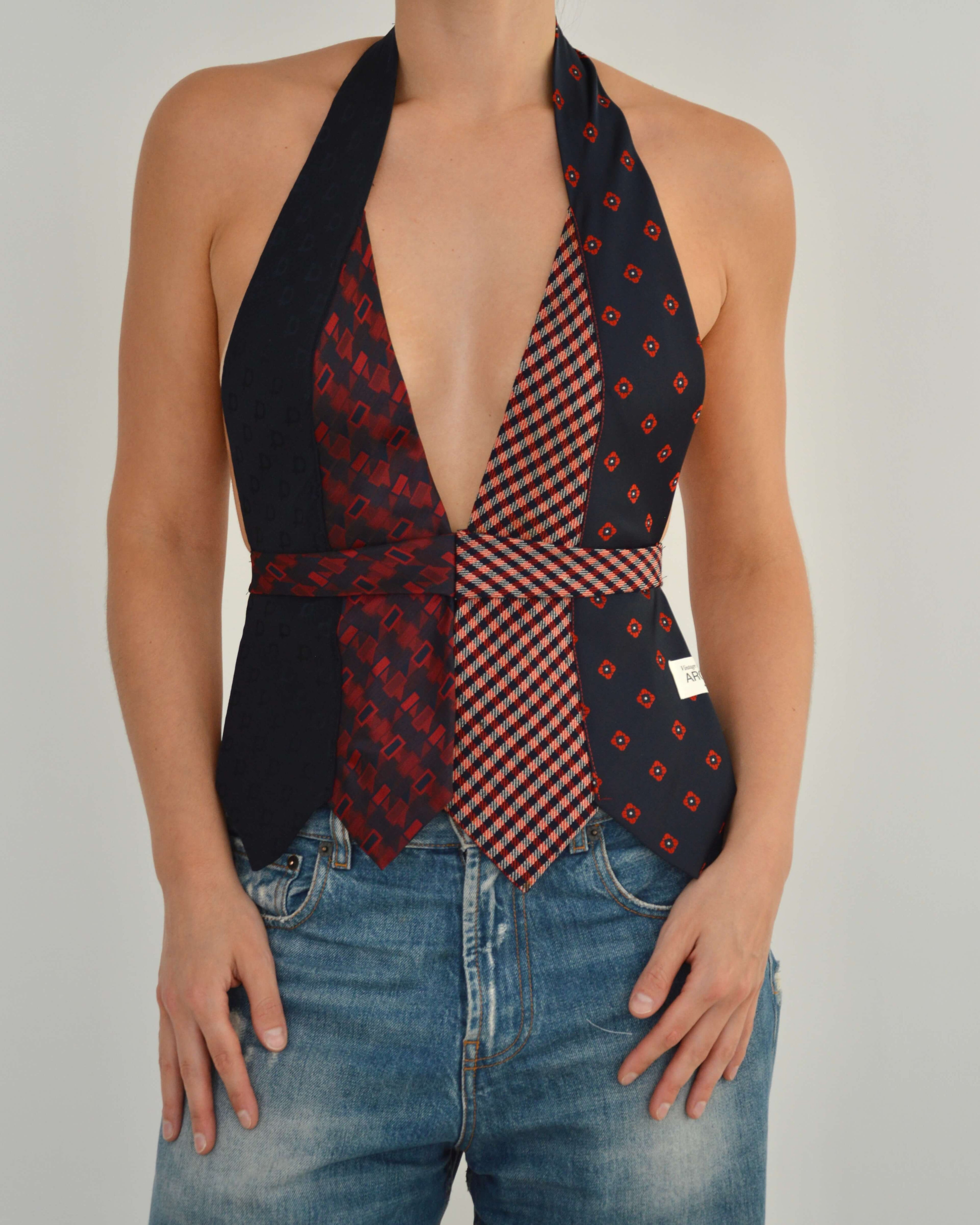 Tie Top & Flower Choker - nº 91 (S)
