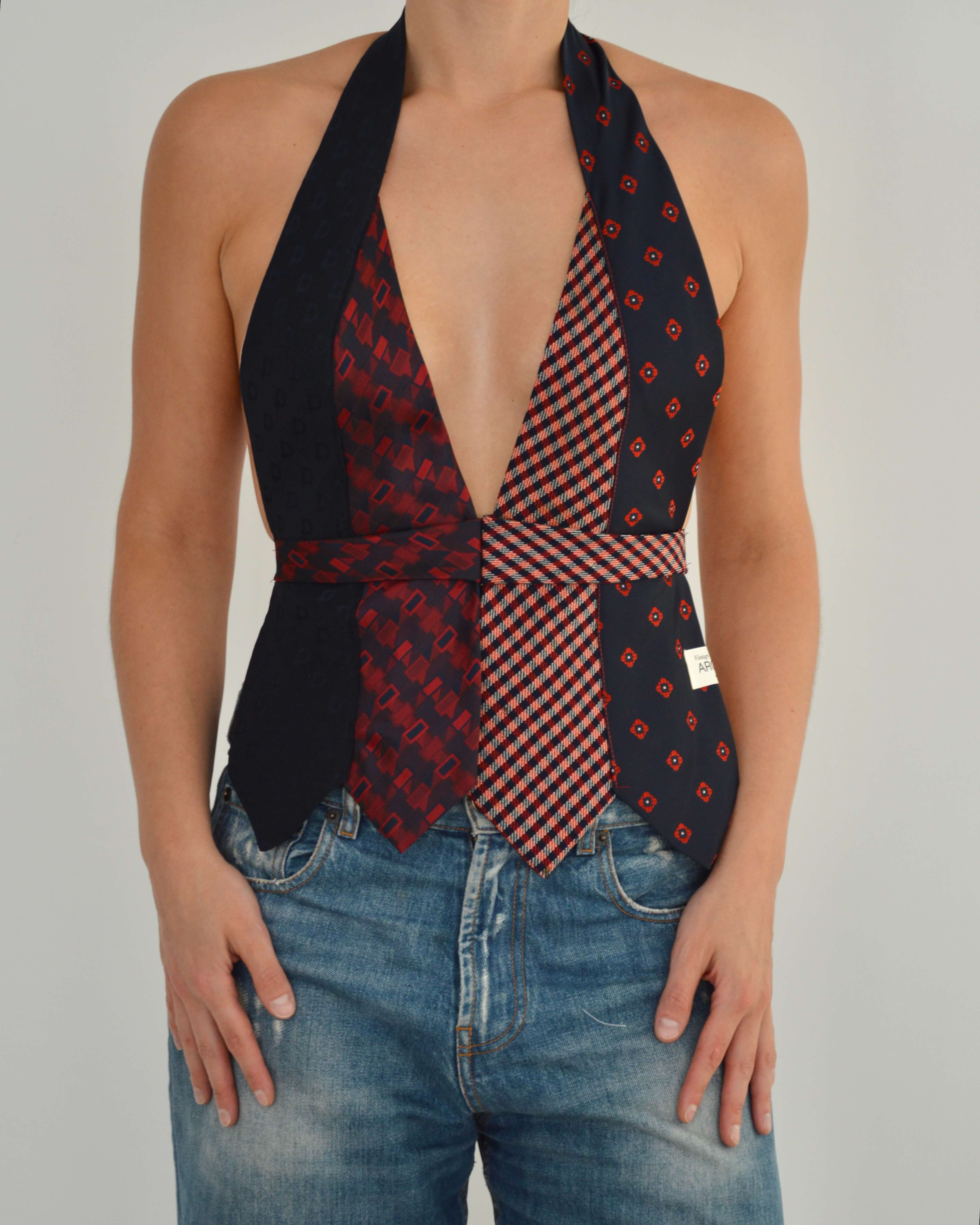 Tie Top & Flower Choker - nº 91 (S)