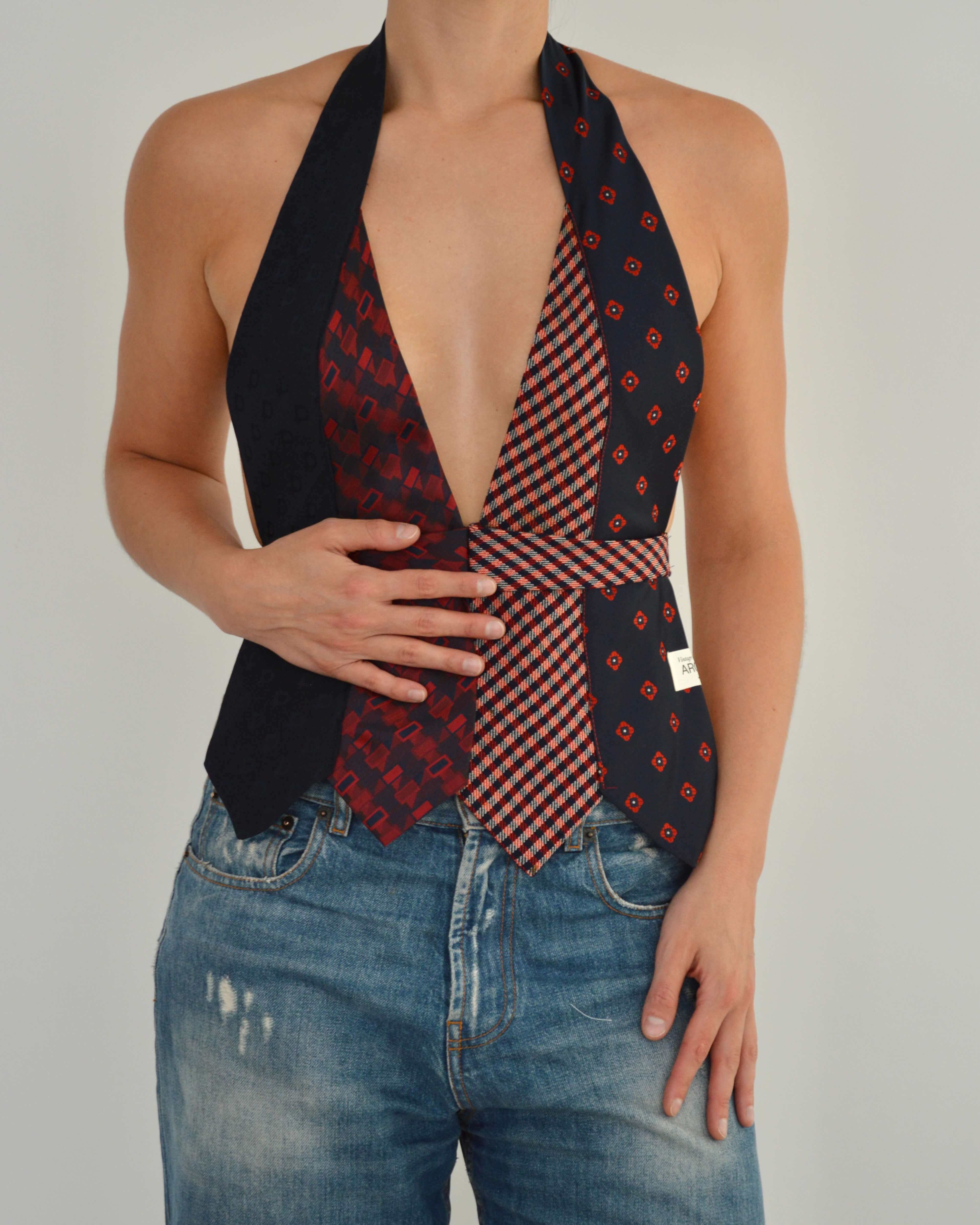 Tie Top & Flower Choker - nº 91 (S)