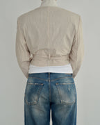 Tied-up Blazer - Cream (S)