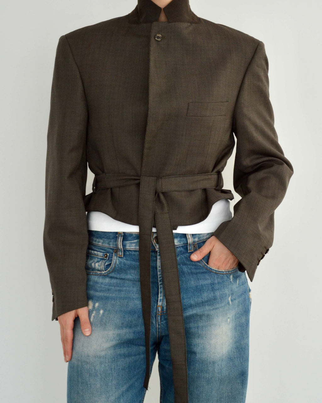 Tied-up Blazer - Perfect Brown (S)