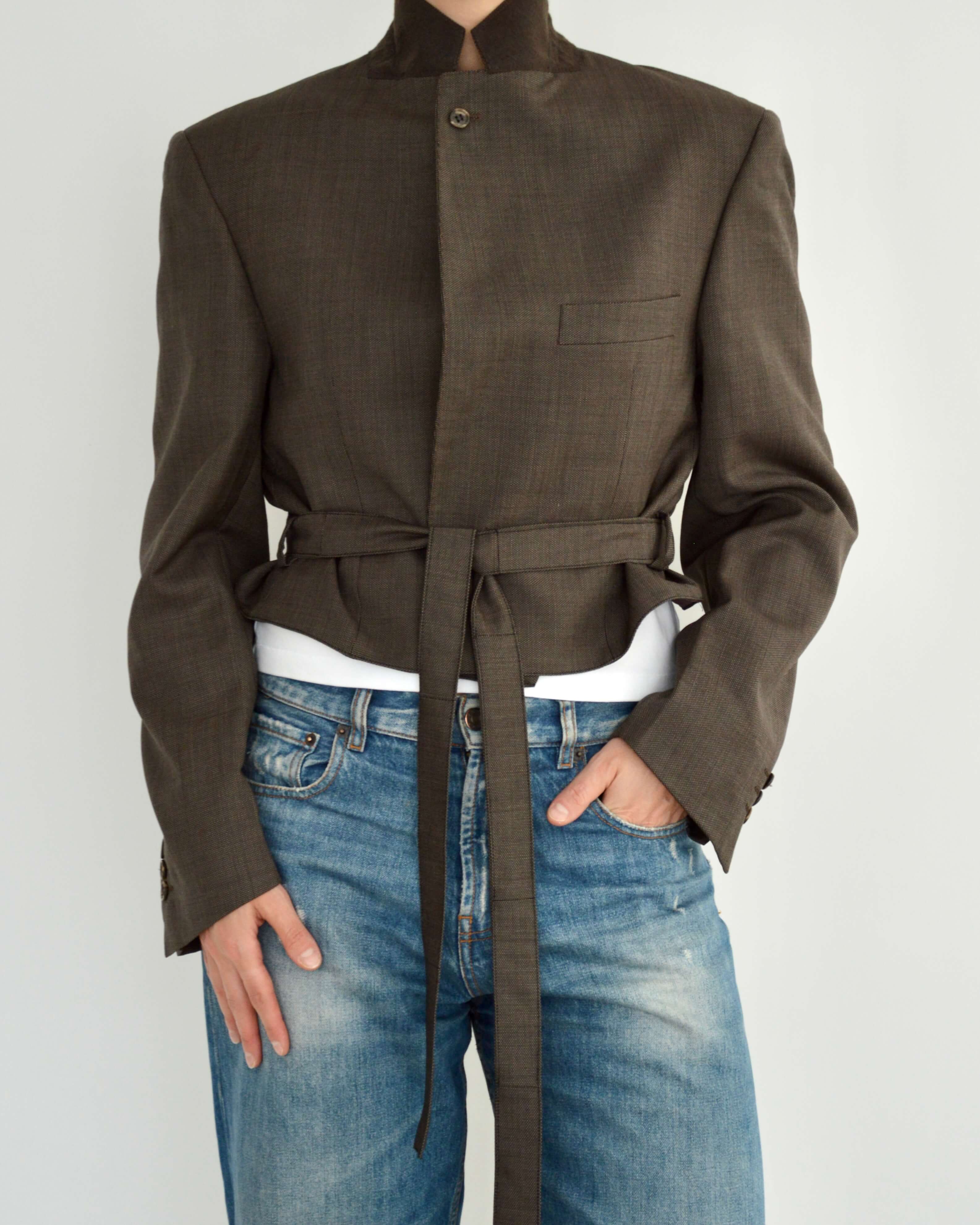 Tied-up Blazer - Perfect Brown (S)