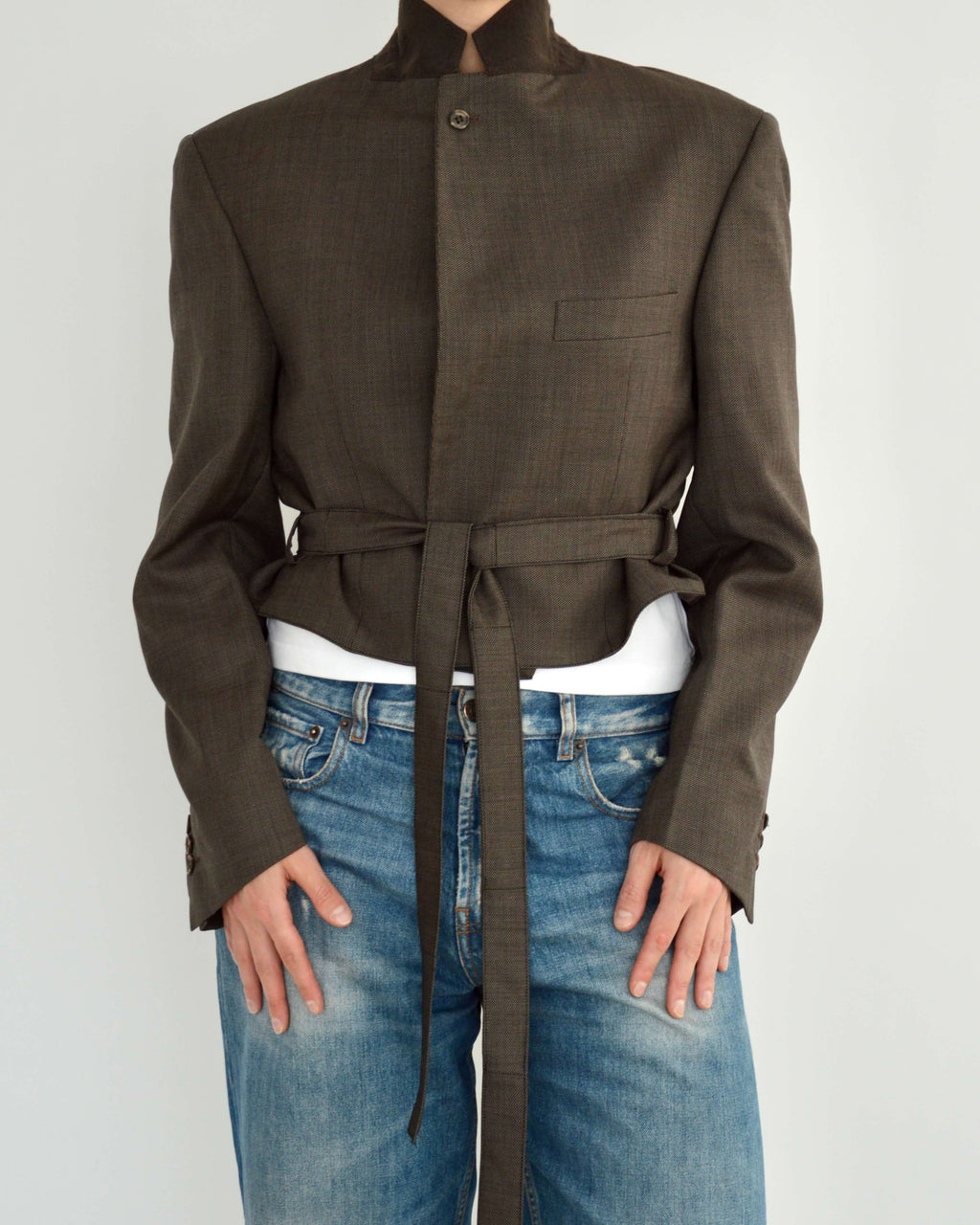 Tied-up Blazer - Perfect Brown (S)