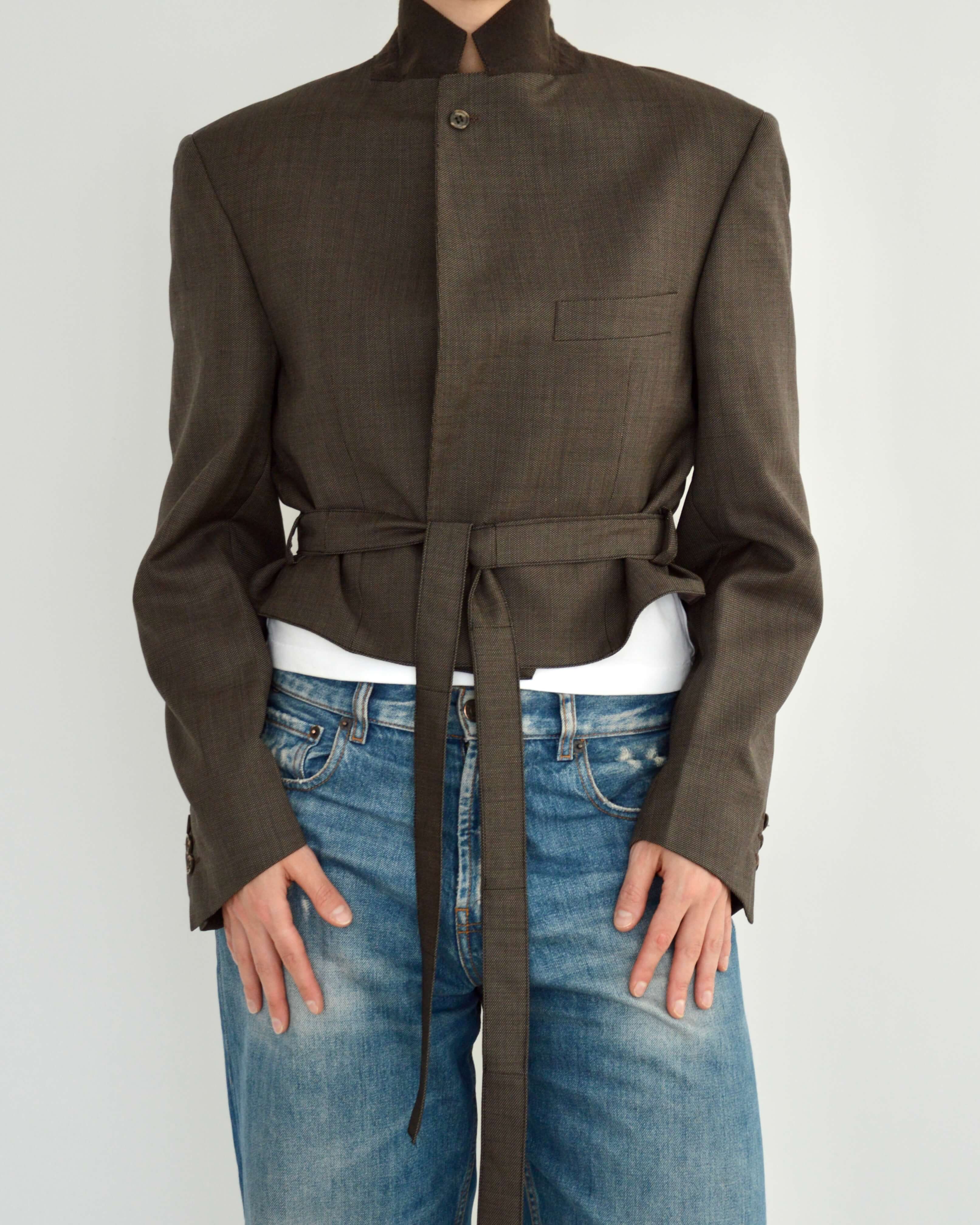 Tied-up Blazer - Perfect Brown (S)