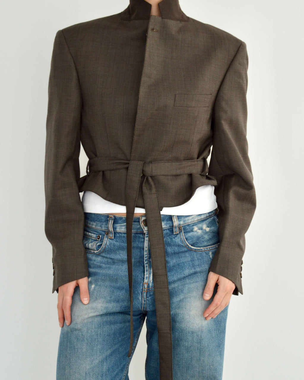 Tied-up Blazer - Perfect Brown (S)