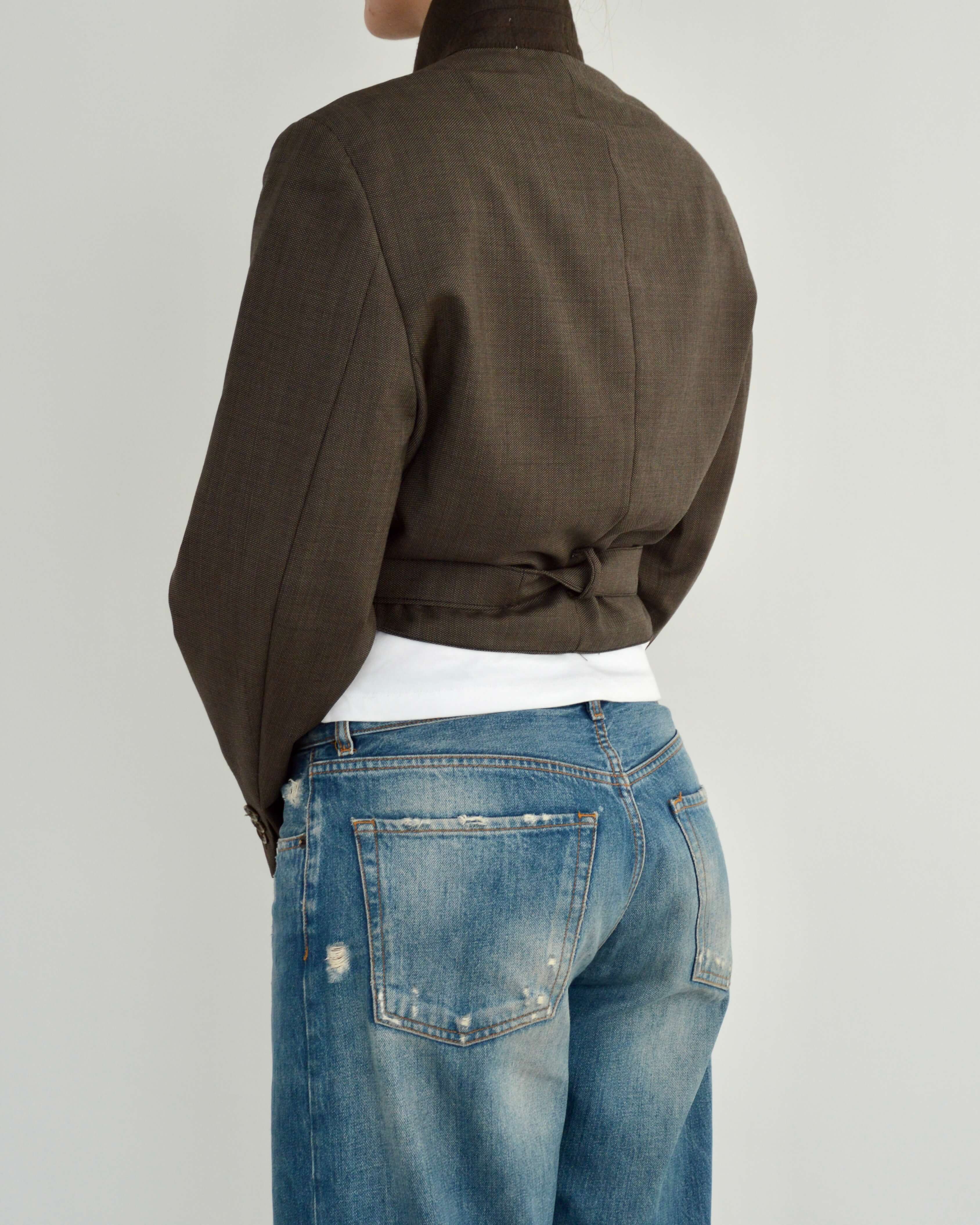 Tied-up Blazer - Perfect Brown (S)