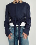 Tied-up Blazer - Soft Blue (L)