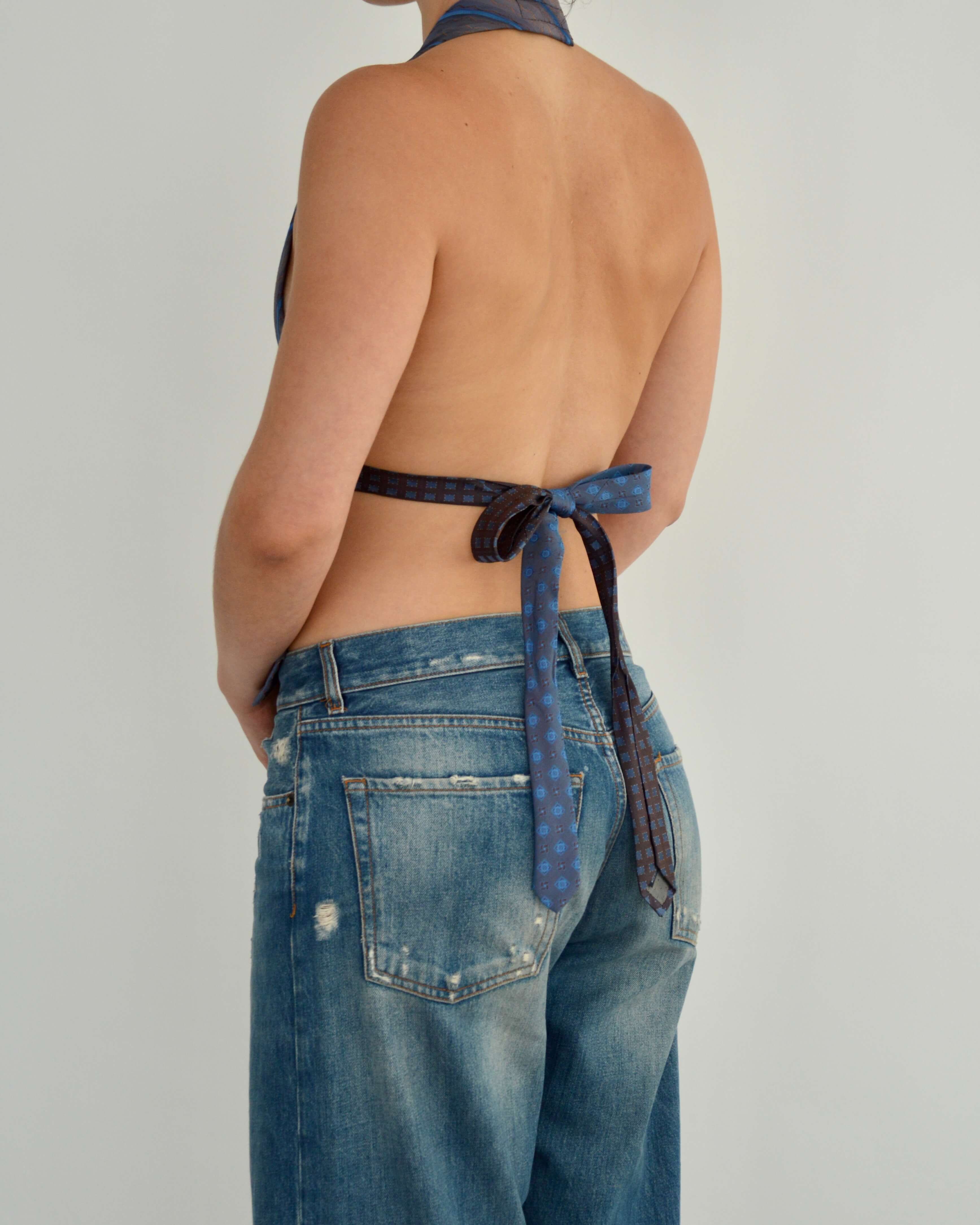 Tie Top & Flower Choker - nº 92 (S)