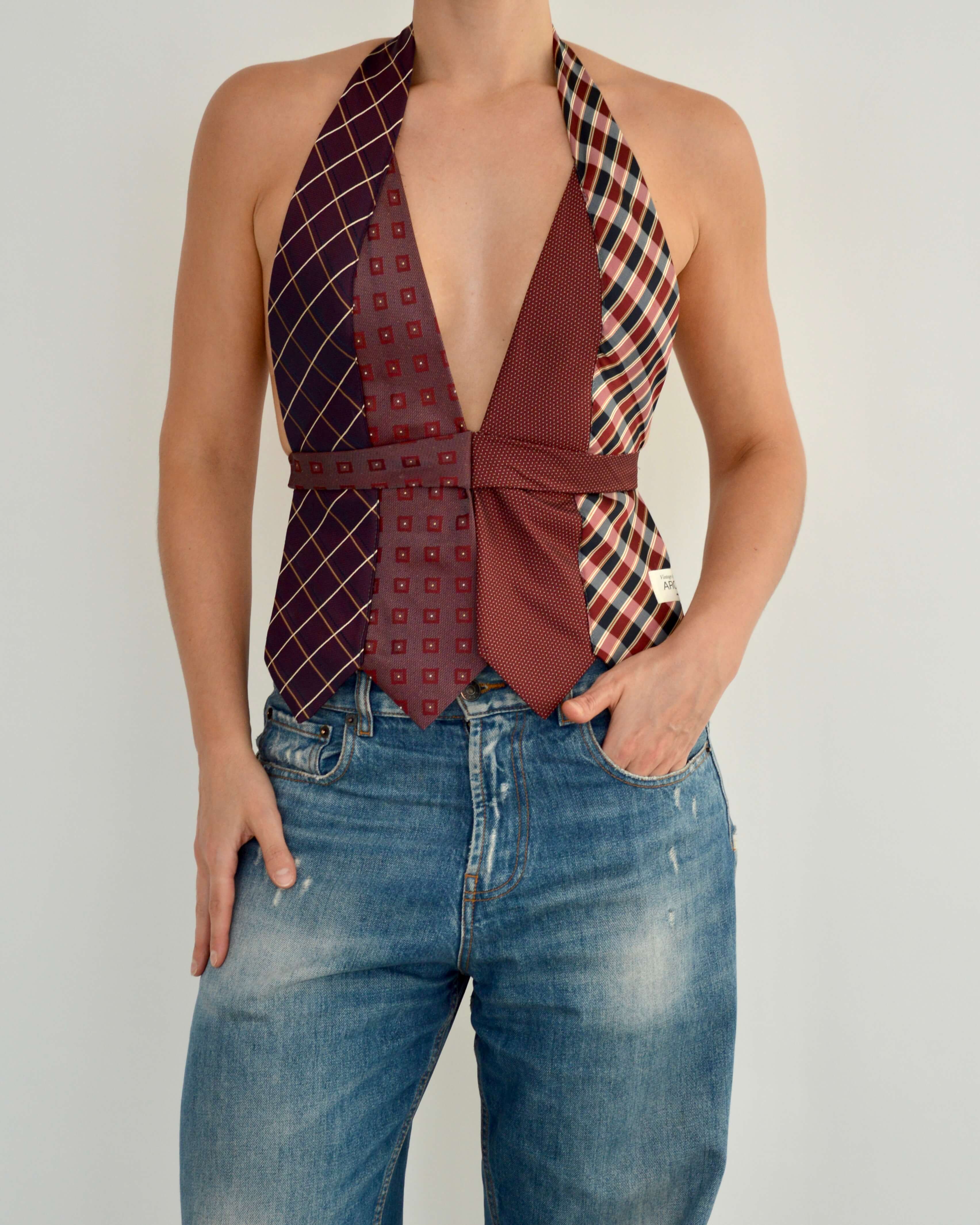 Tie Top & Flower Choker - nº 93 (M)