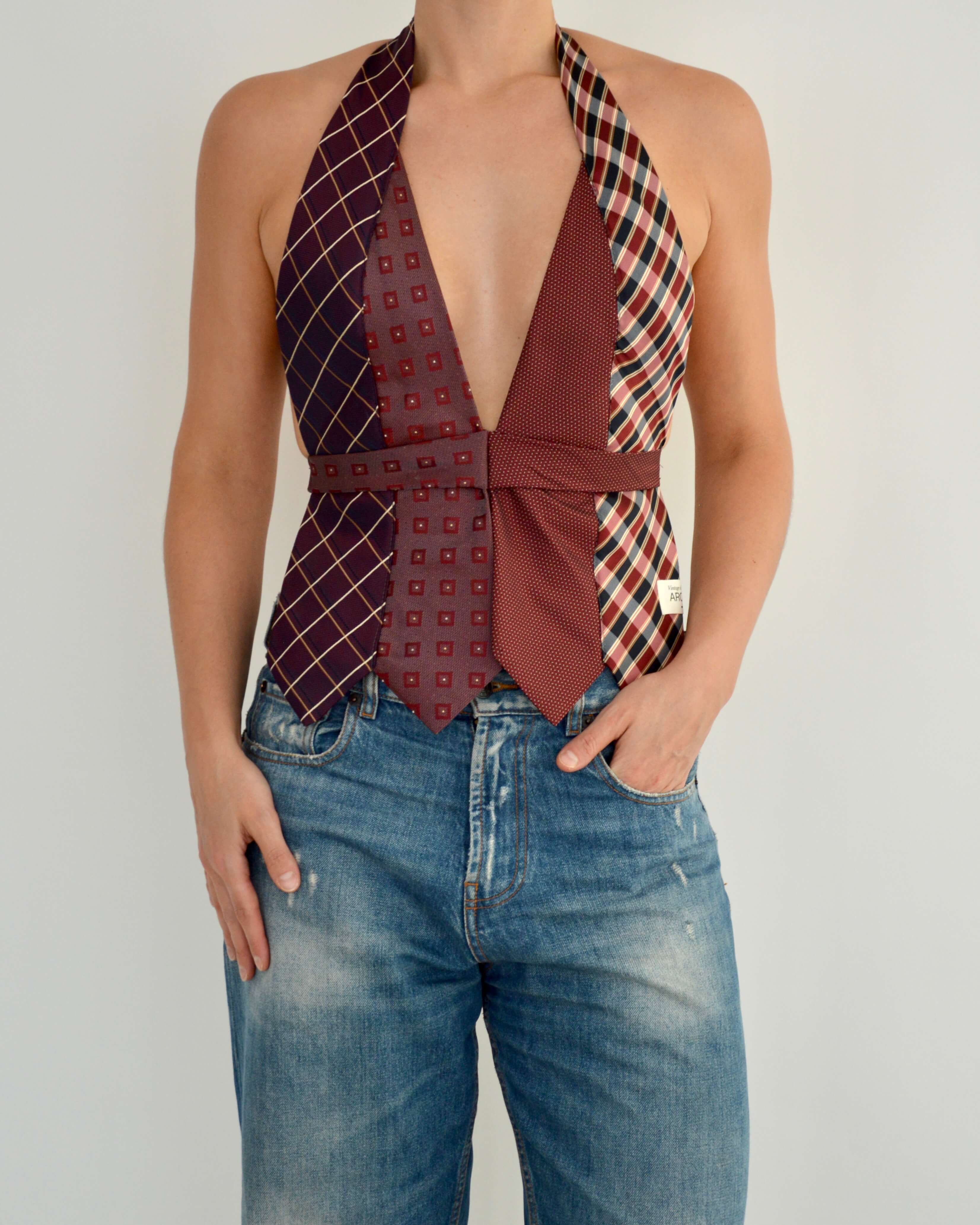 Tie Top & Flower Choker - nº 93 (M)