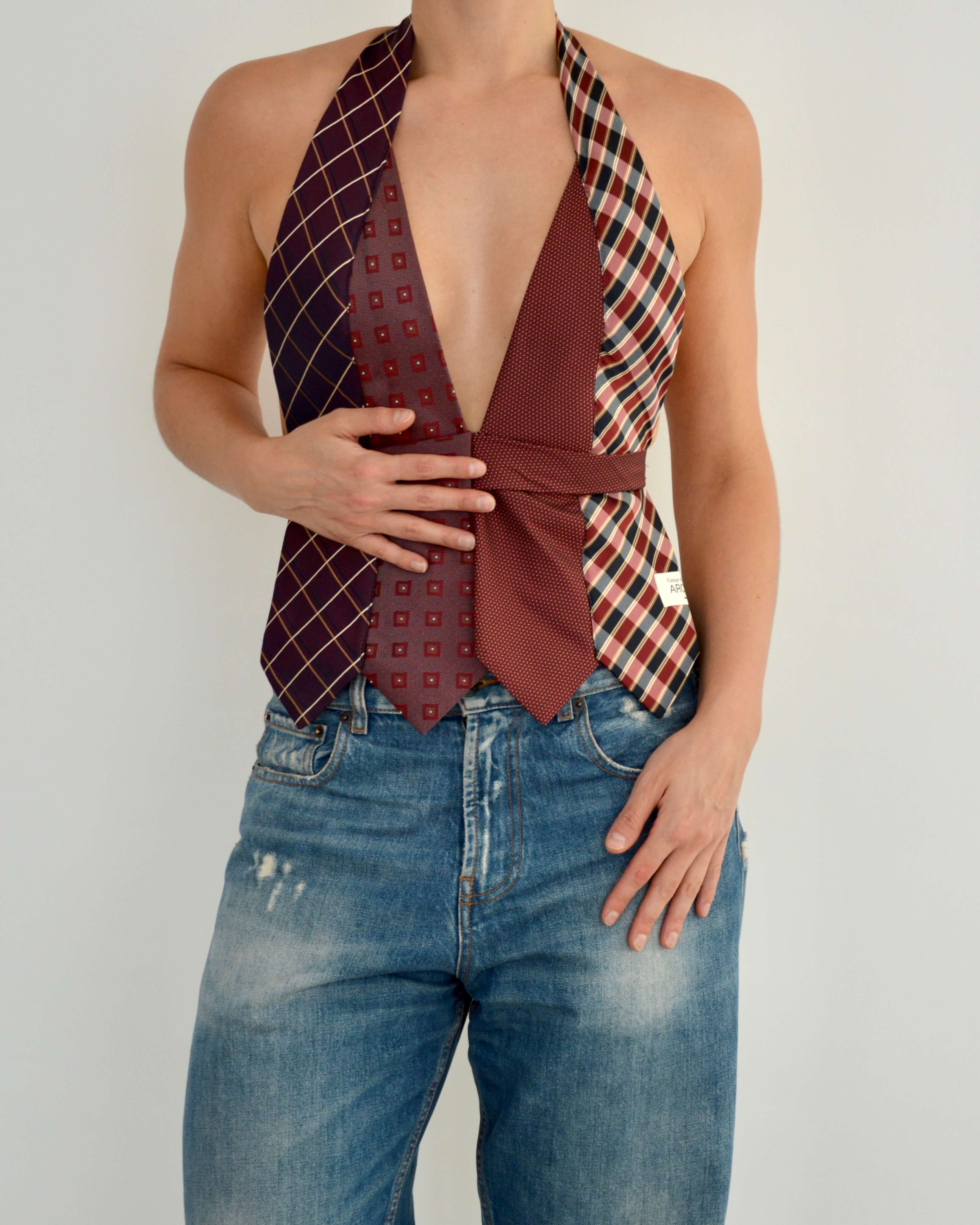 Tie Top & Flower Choker - nº 93 (M)