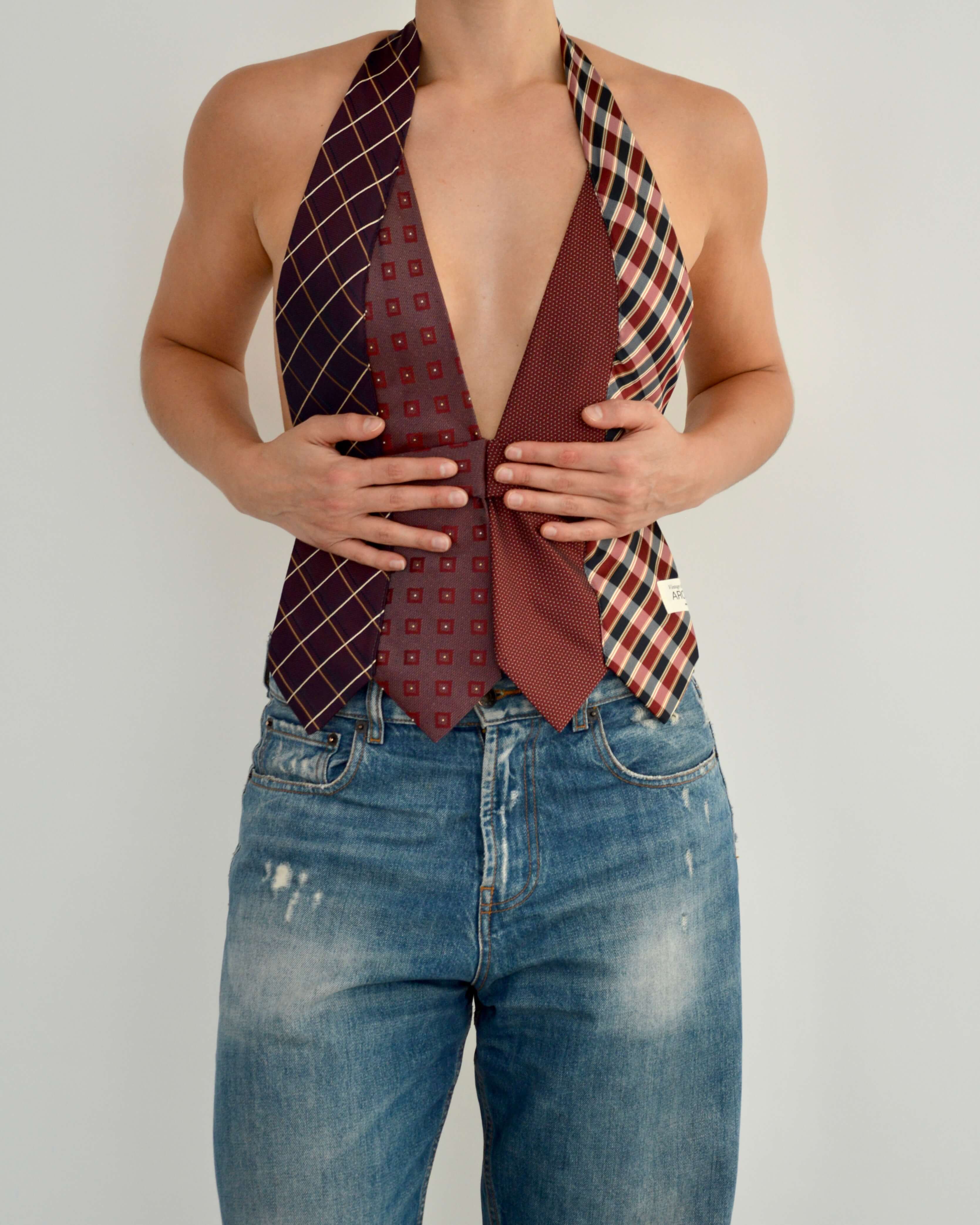 Tie Top & Flower Choker - nº 93 (M)