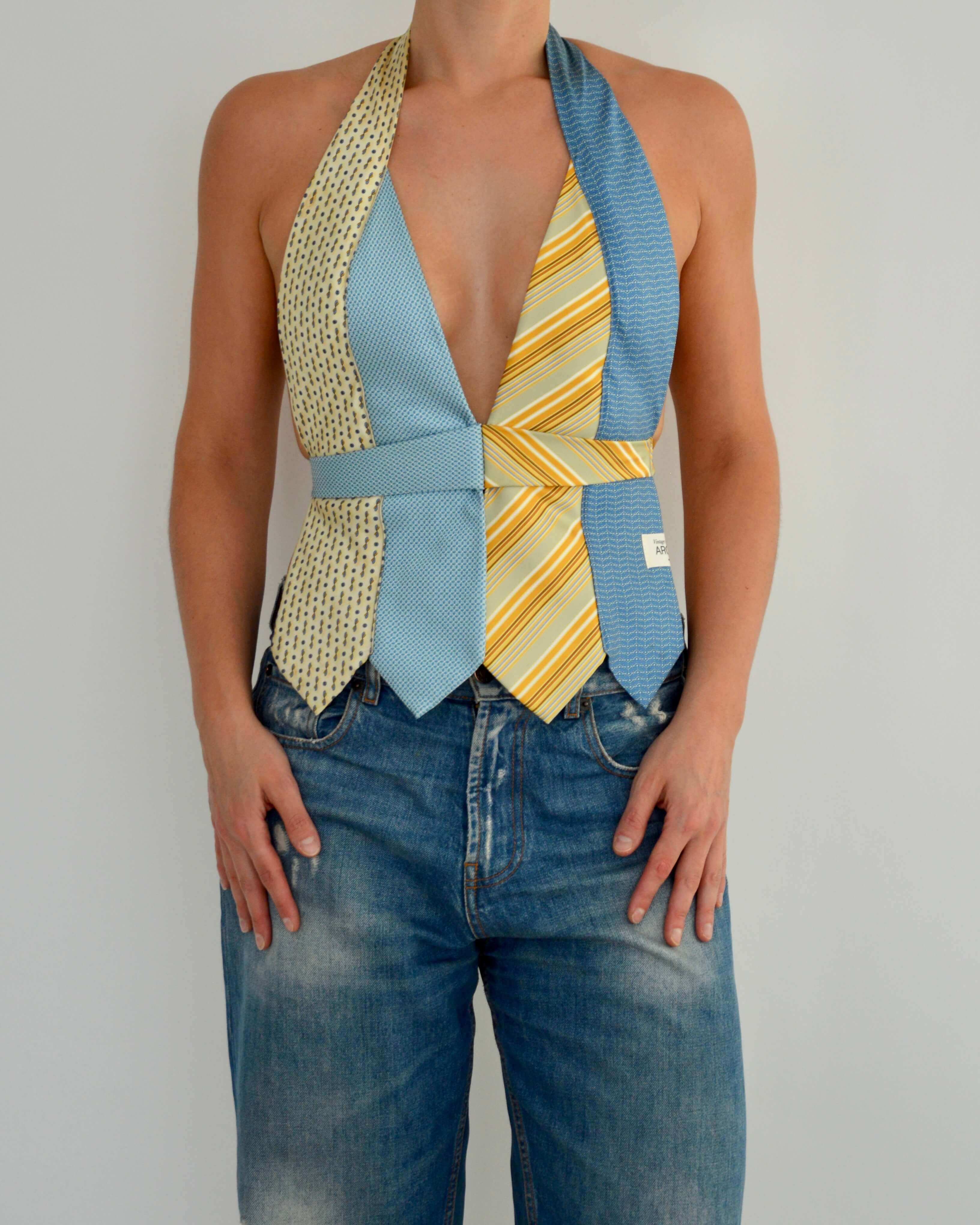 Tie Top & Flower Choker - nº 96 (S)