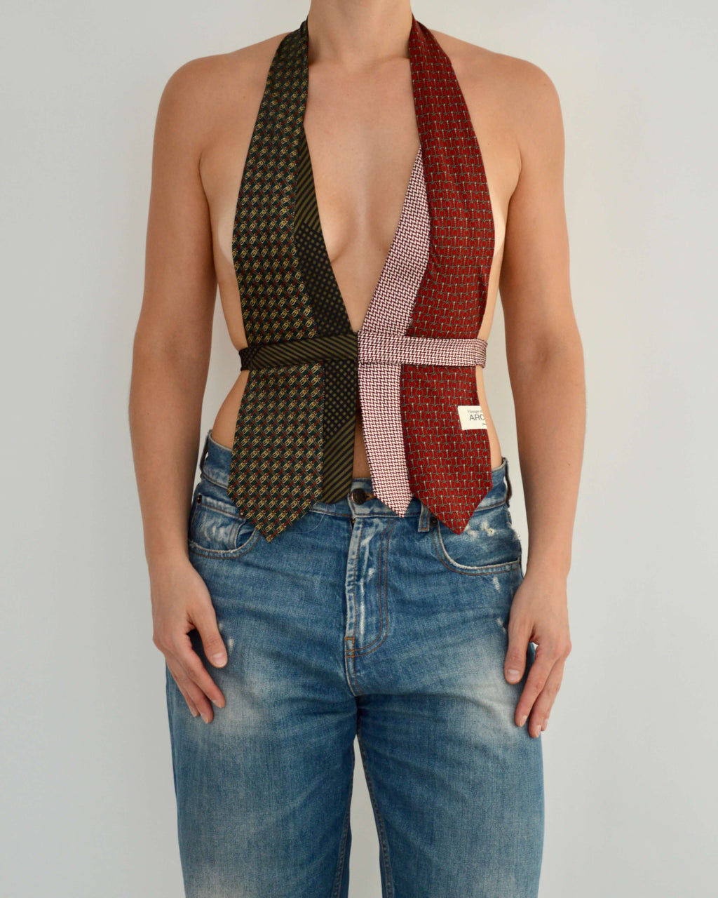 Tie Top & Flower Choker - nº 97 (XXS)
