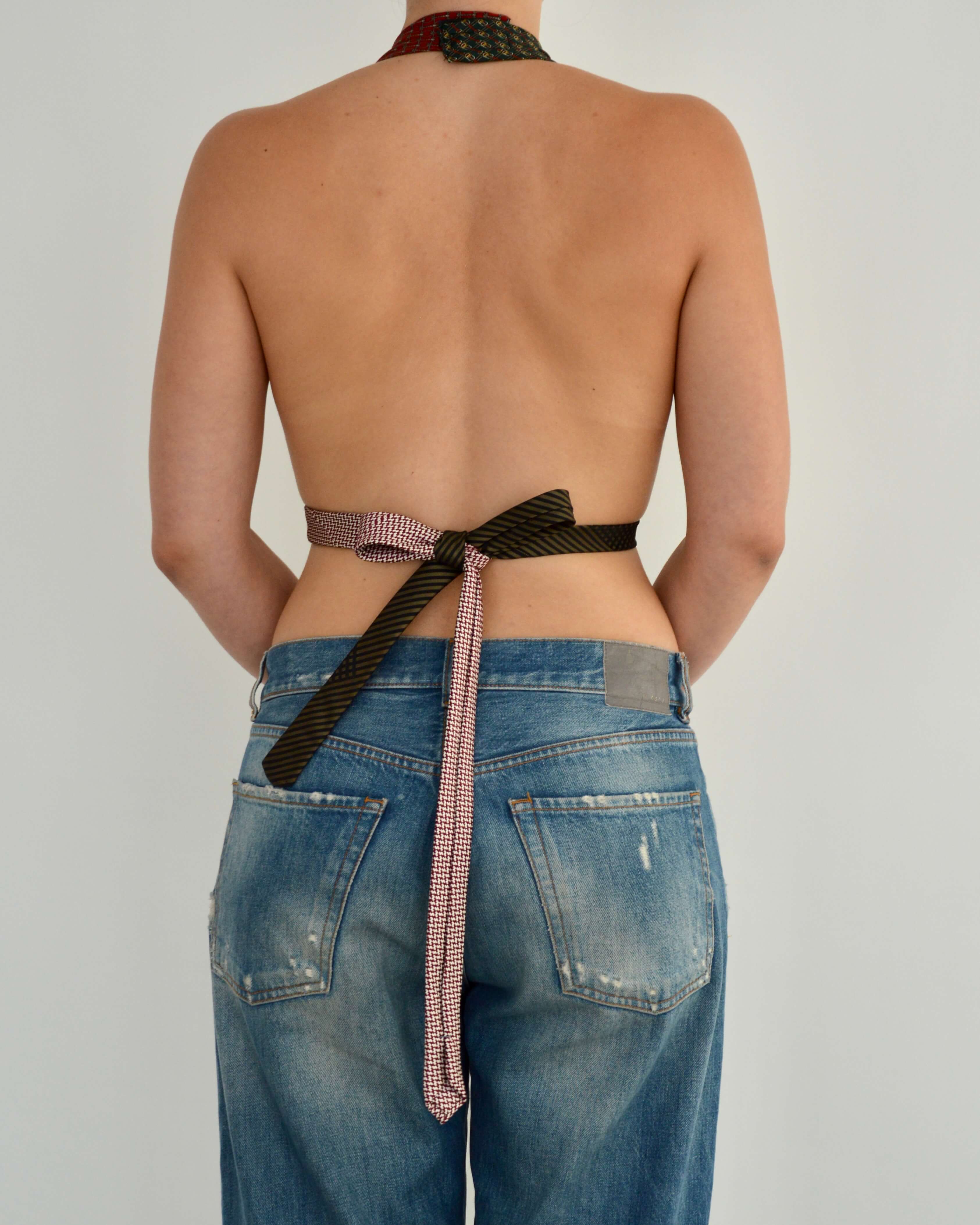 Tie Top & Flower Choker - nº 97 (XXS)