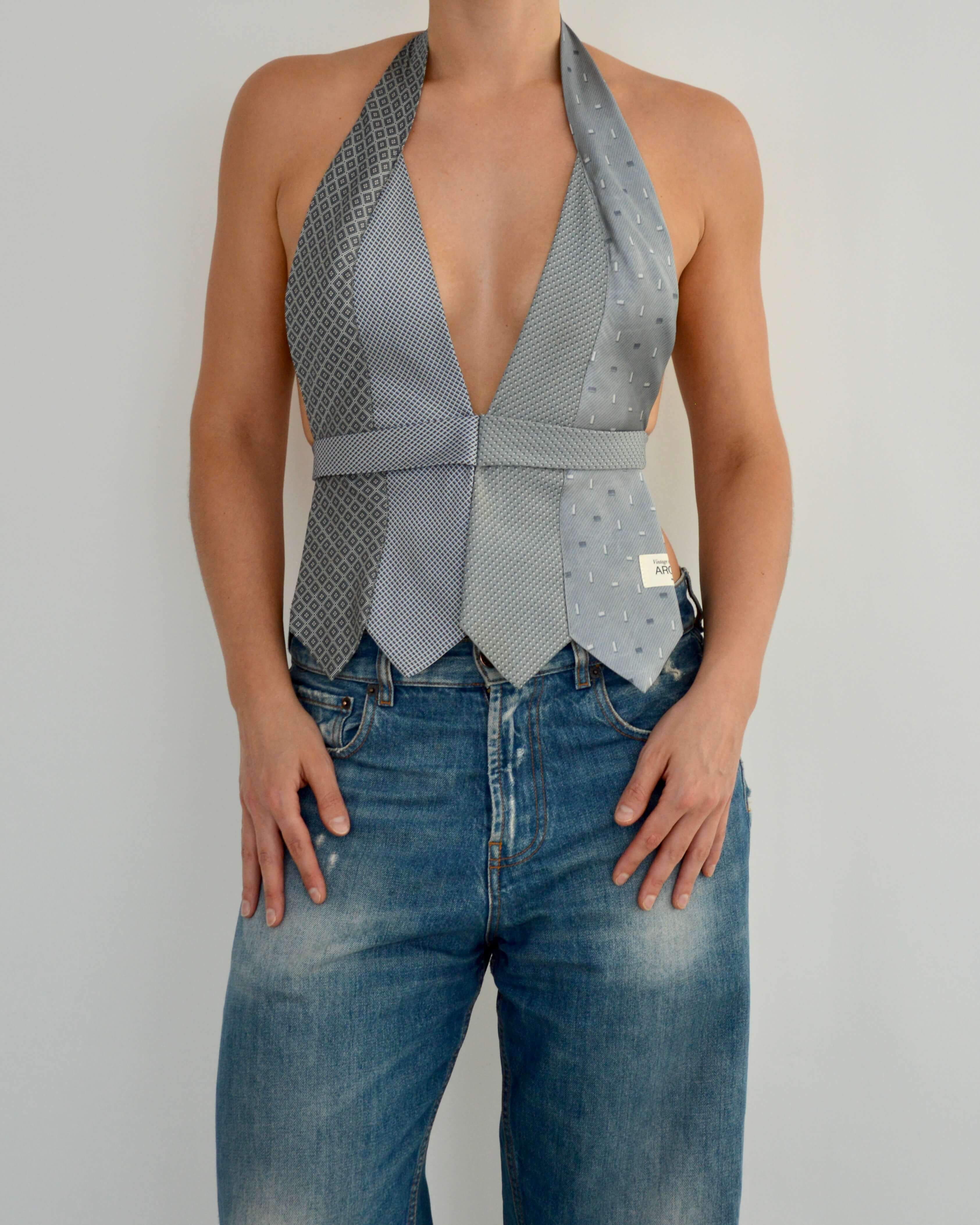 Tie Top & Flower Choker - nº 98 (S)