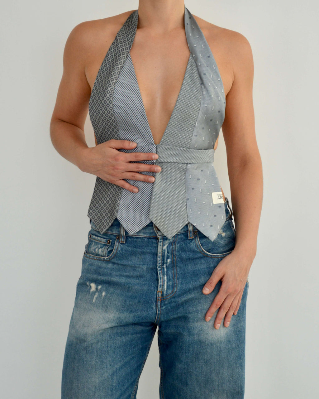 Tie Top & Flower Choker - nº 98 (S)
