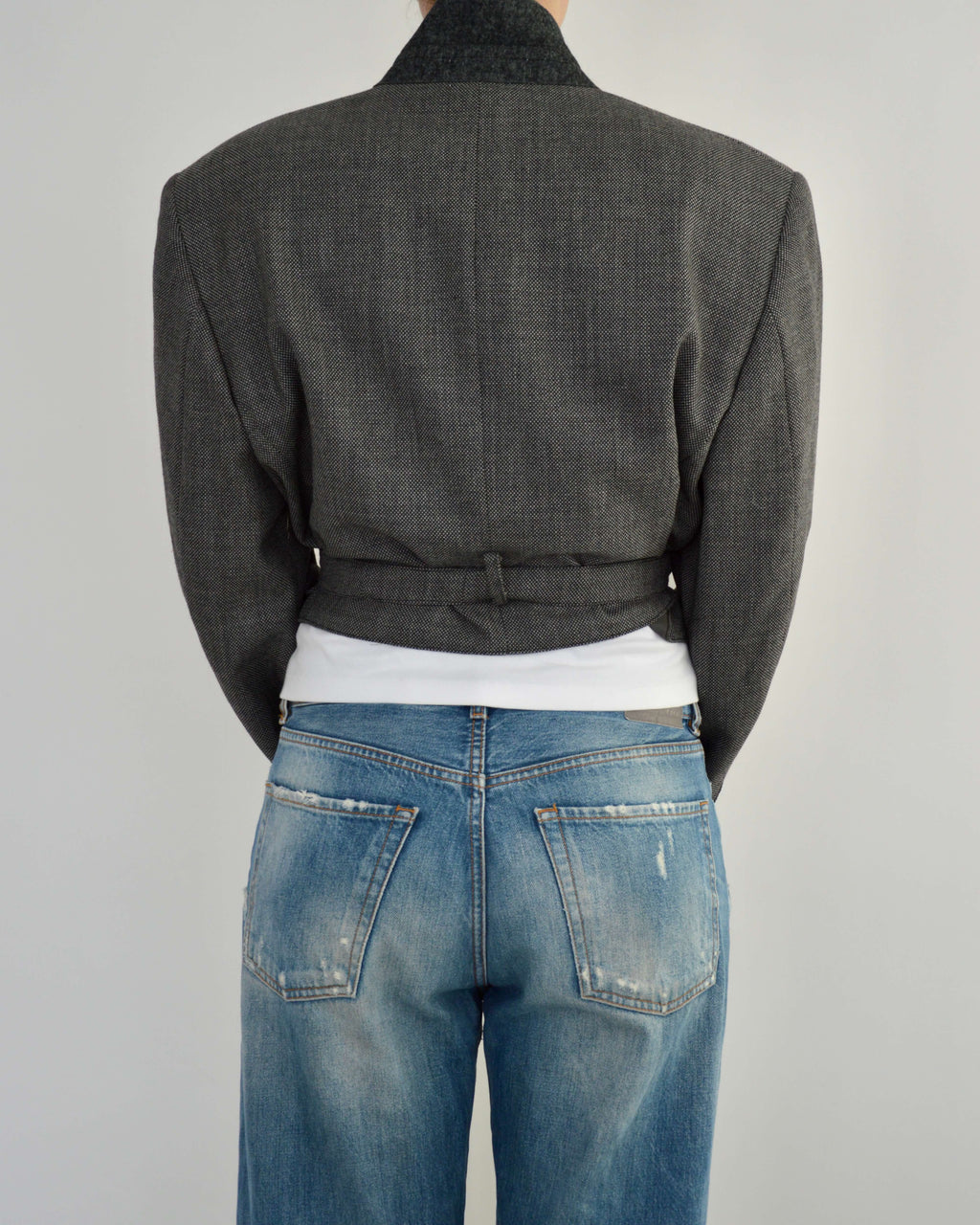 Tied-up Blazer - Textured Business (M)